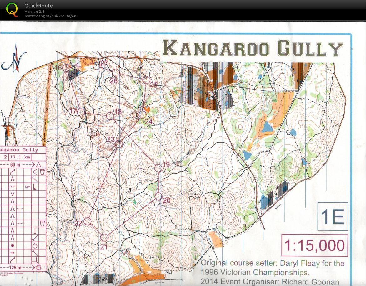 Bendigo Classic - 1996 Vic Champs re-run; map 2 of 2 (17.05.2014)