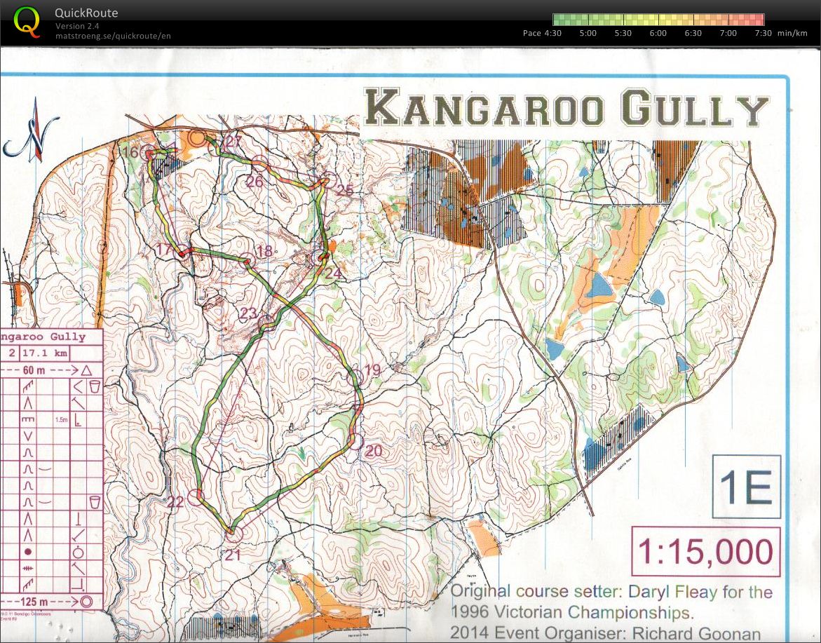 Bendigo Classic - 1996 Vic Champs re-run; map 2 of 2 (17.05.2014)