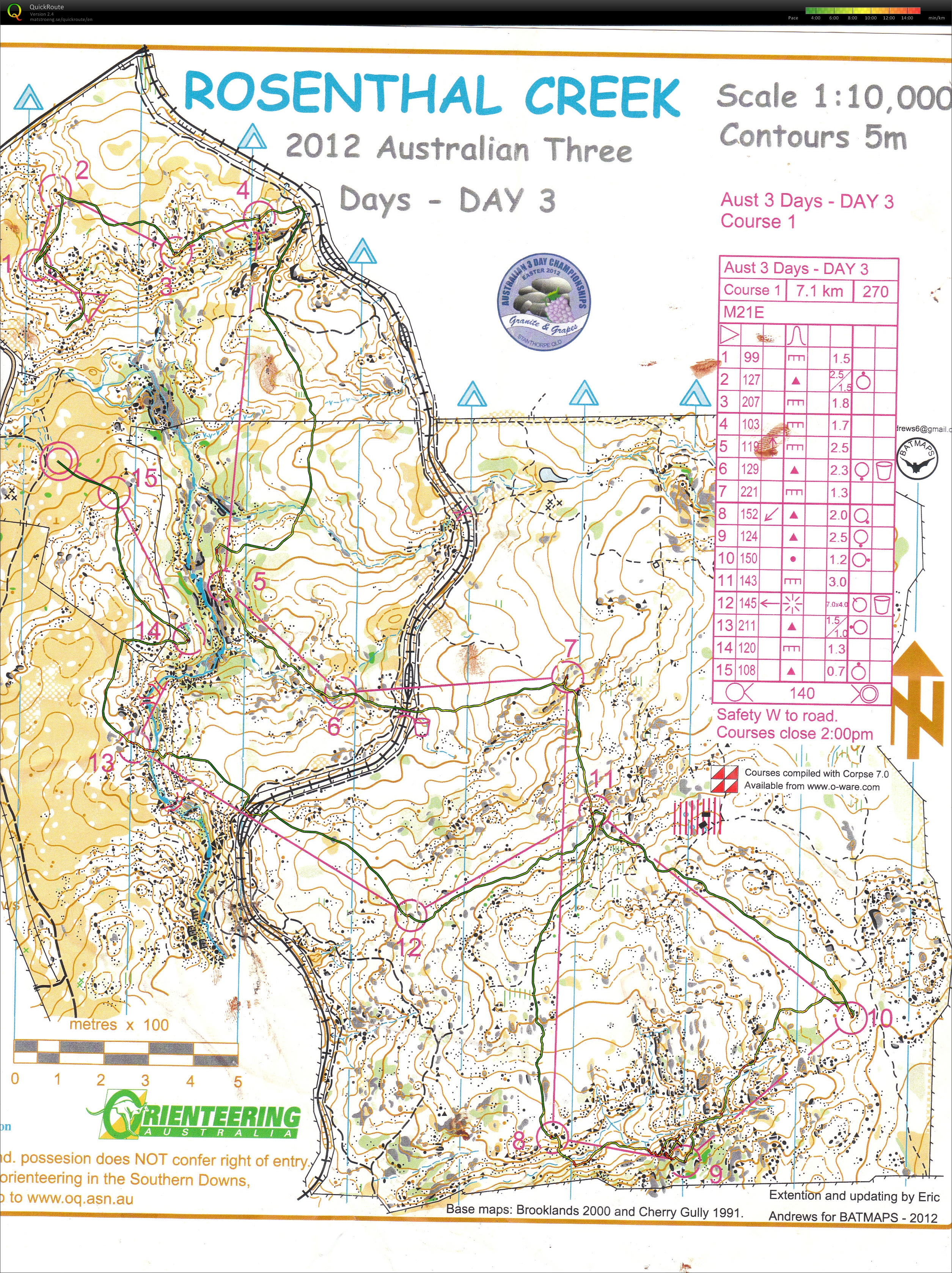 Australian Easter 3 Days- Day 3 (2012-04-09)