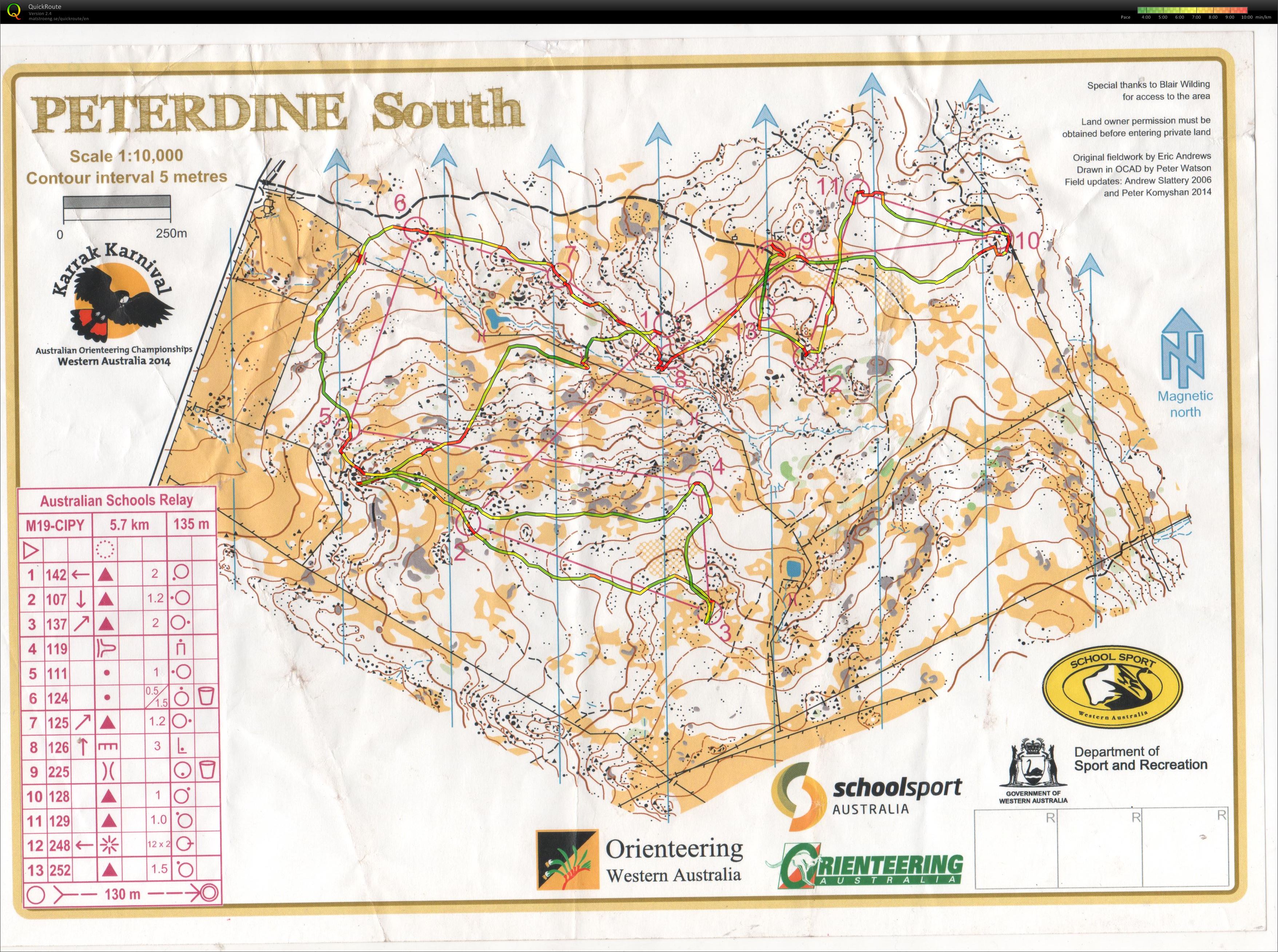 Australian Schools Relay (06/10/2014)