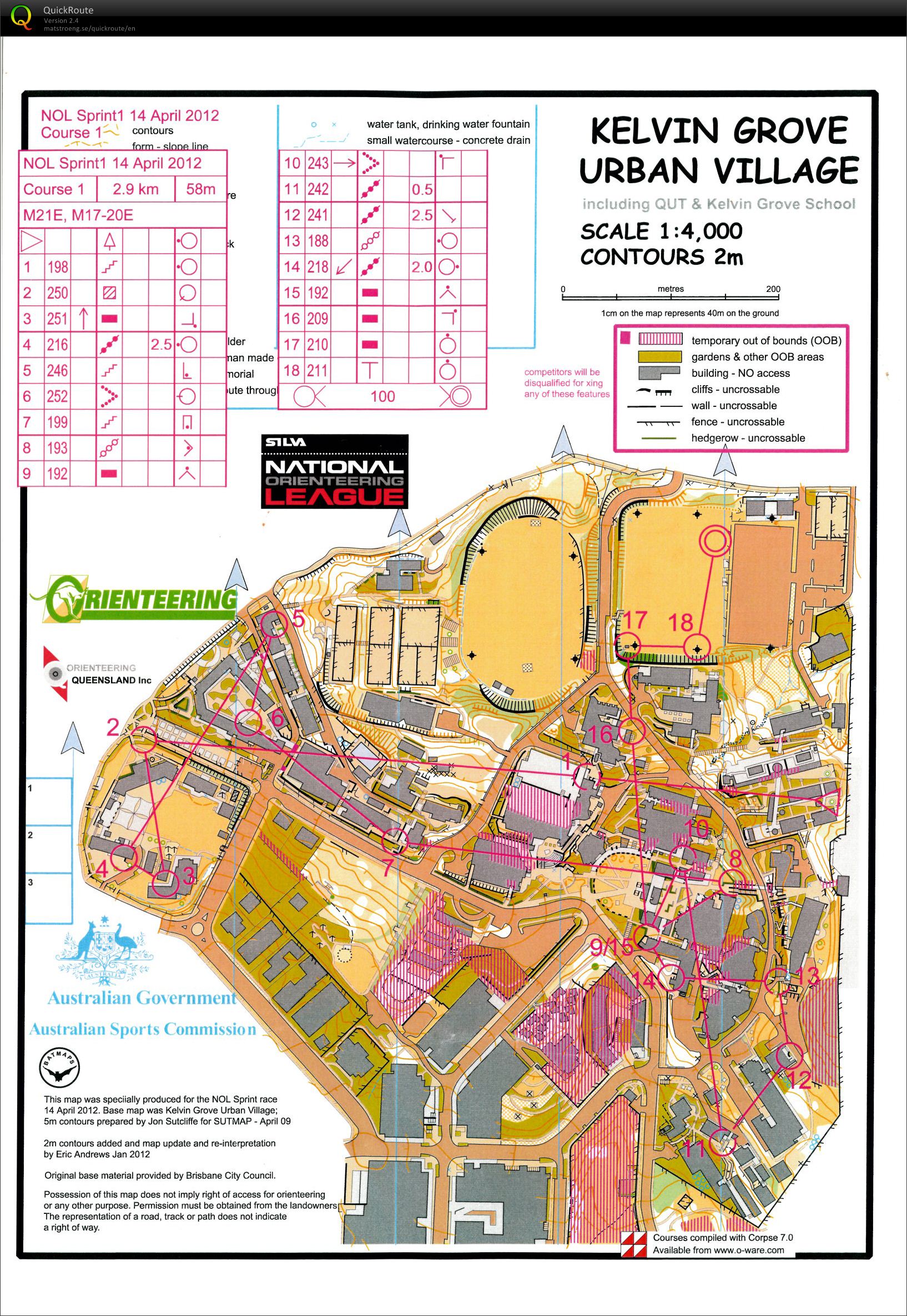 2012 National Orienteering League Race 8 (14/04/2012)