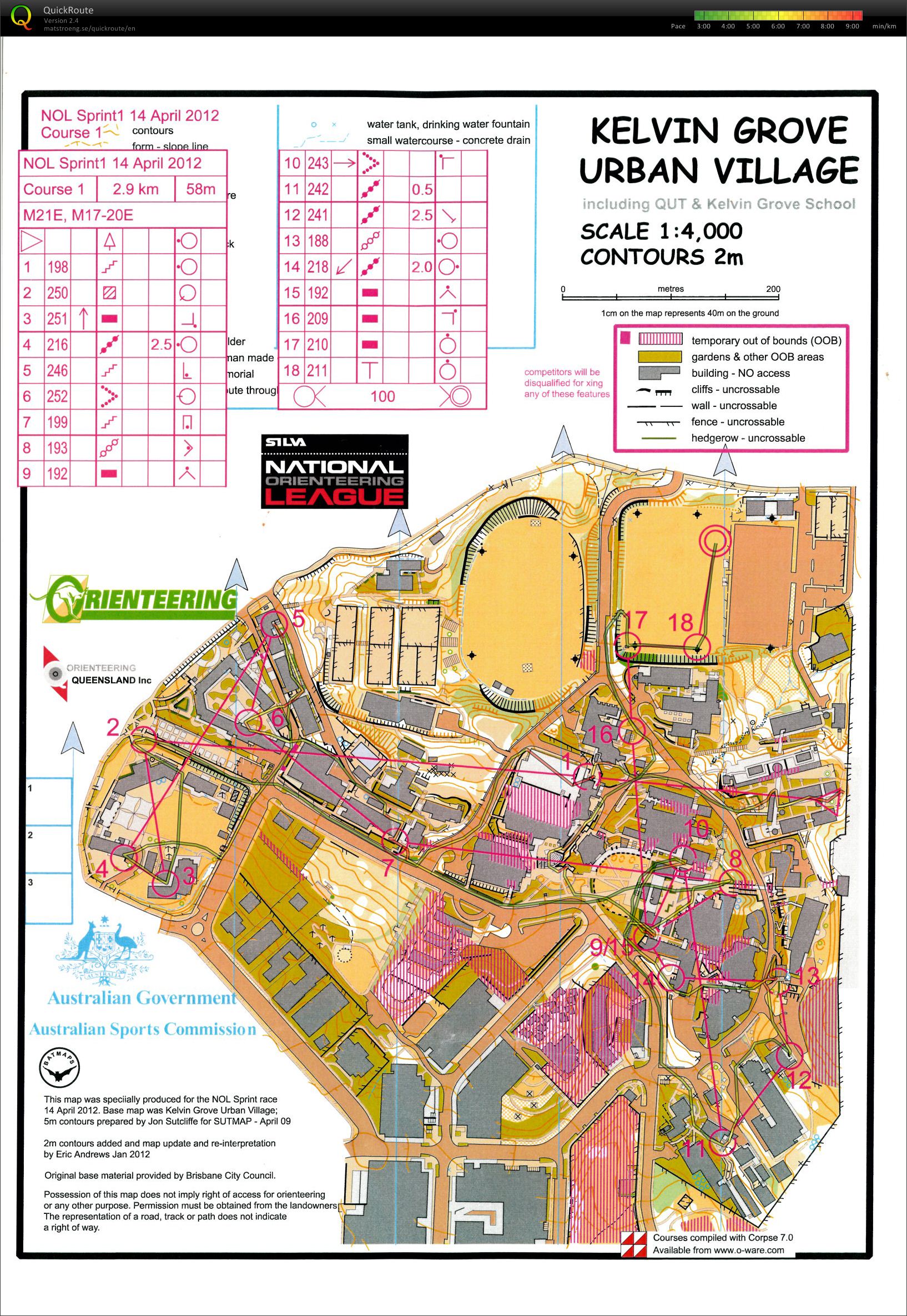 2012 National Orienteering League Race 8 (14/04/2012)