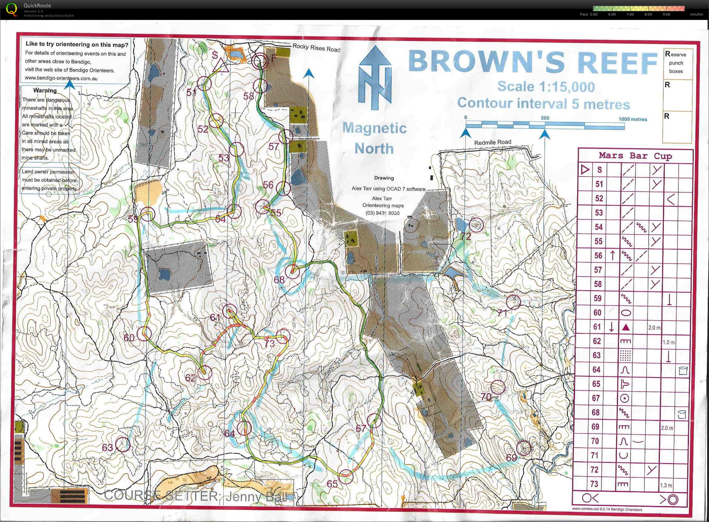 Mahers Barr Cup and Oz Rogaine Champs Consolation (11.10.2014)