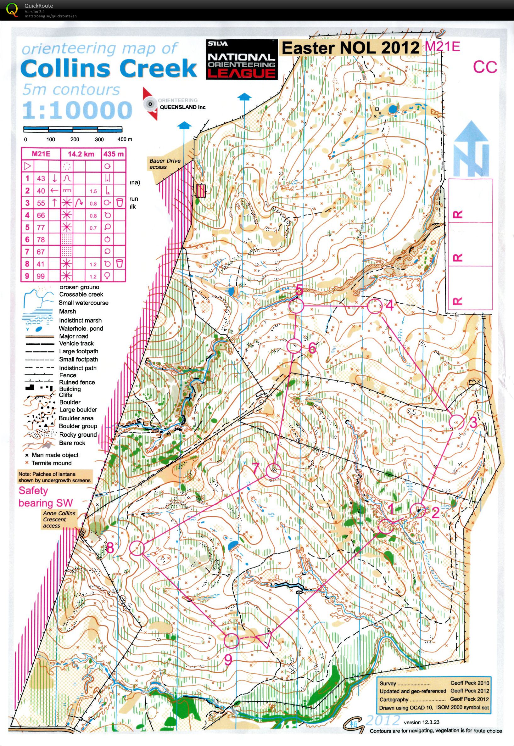 2012 National Orienteering League Race 10 part 1 (15-04-2012)