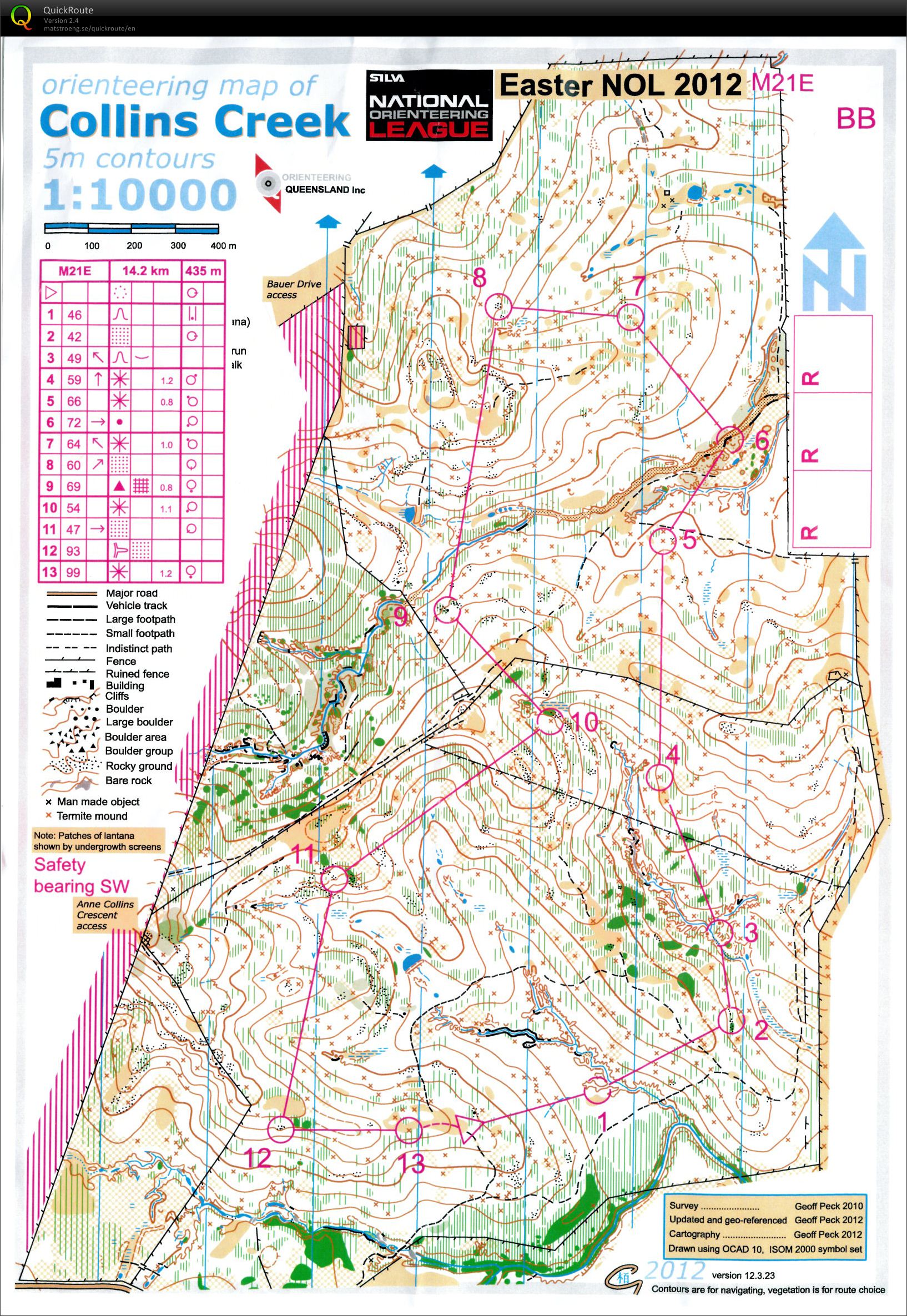 2012 National Orienteering League Race 10 part 2 (15/04/2012)