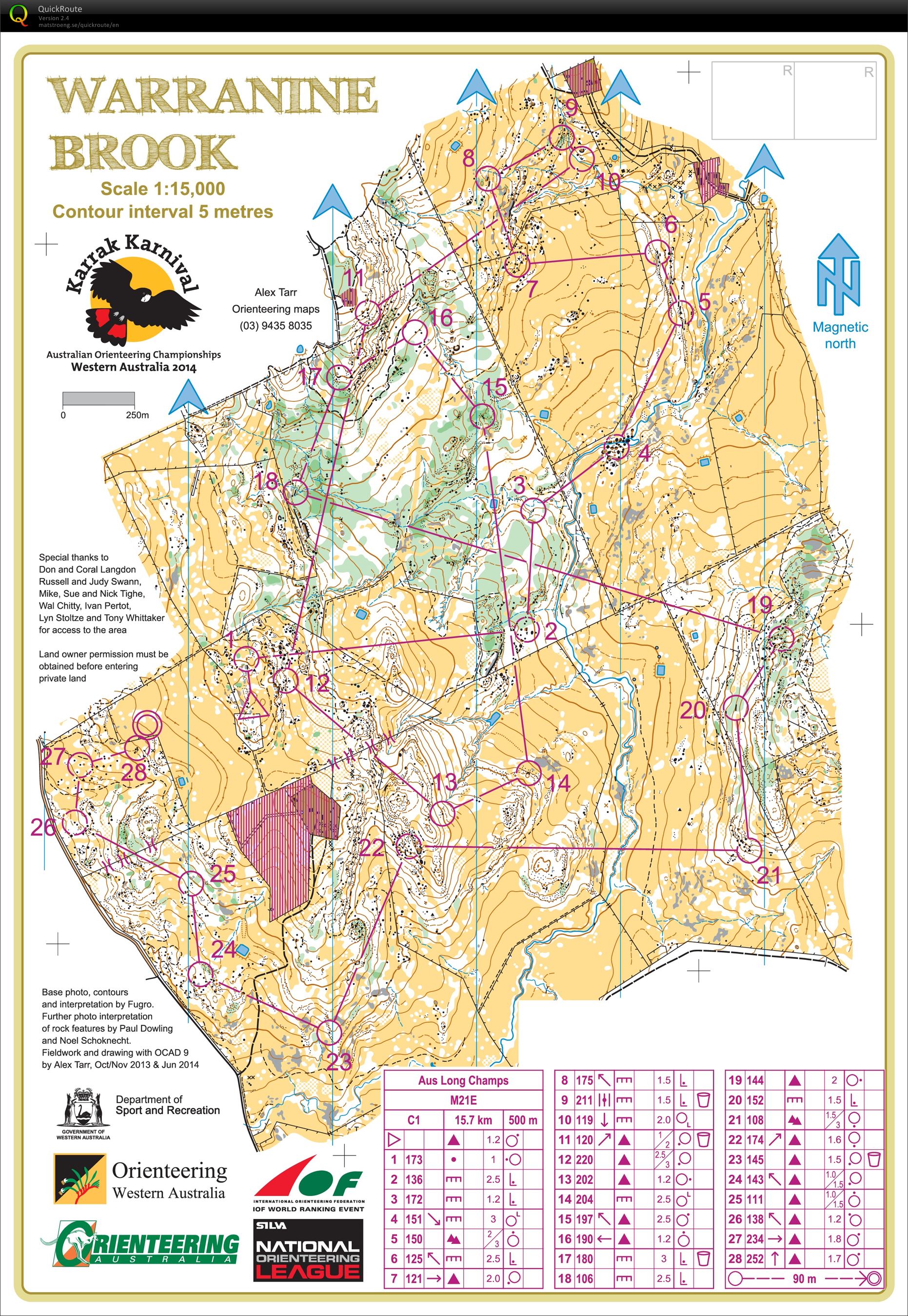 204 Australian Long Distance Championships (04-10-2014)