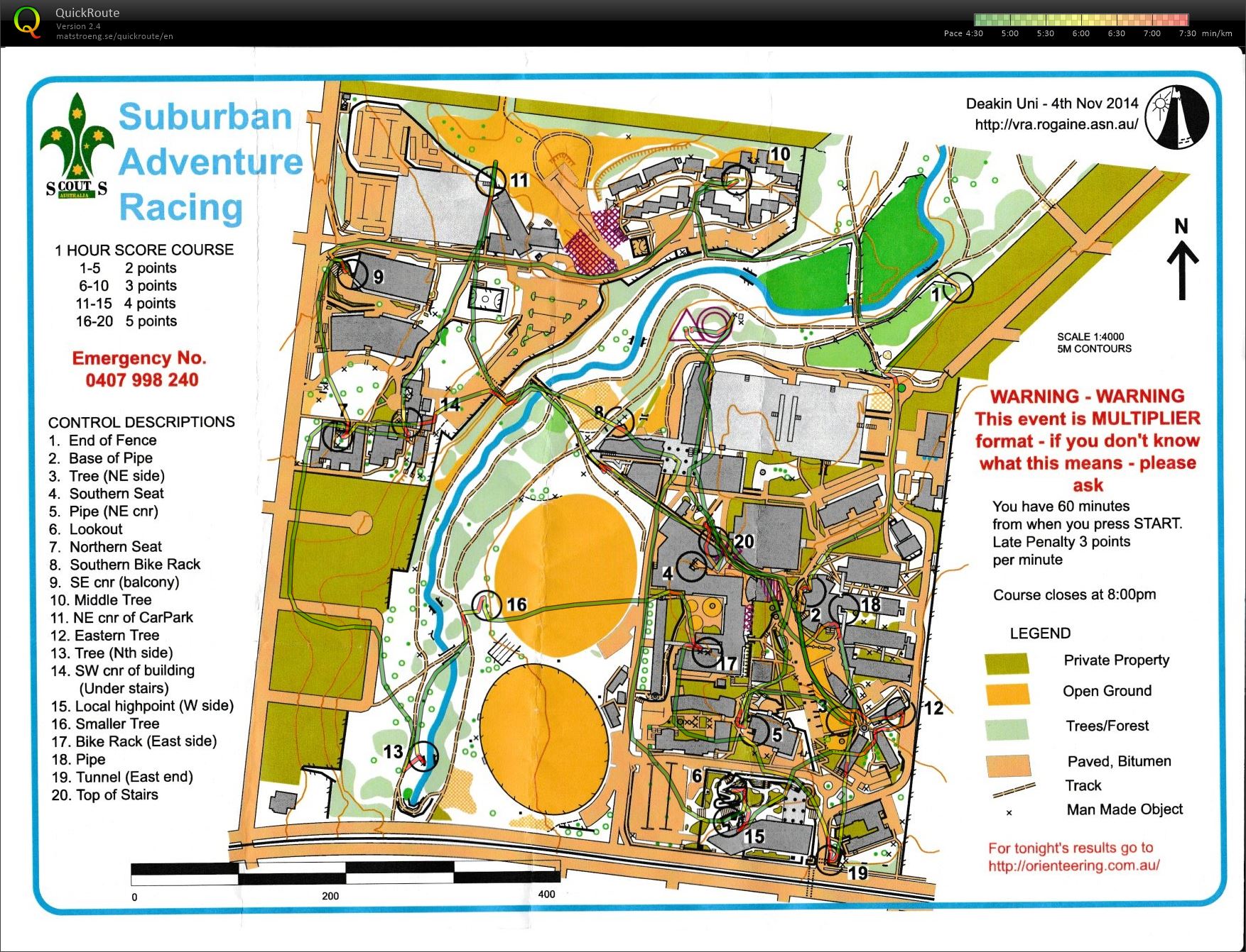 Scout Adventure Racing (04.11.2014)