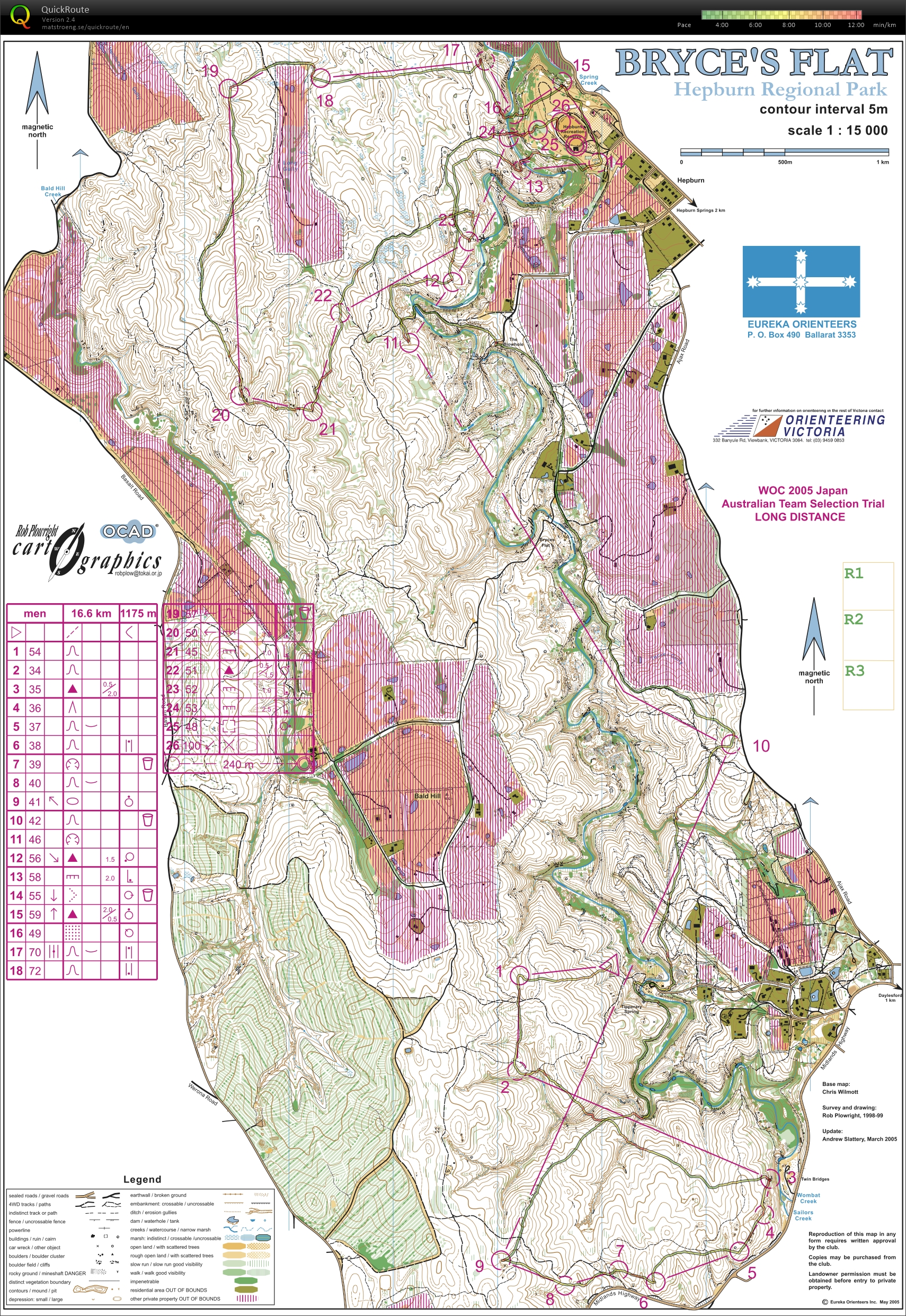 2005 Australian Woc Long Distance Selection Trial Rerun (2015-01-25)