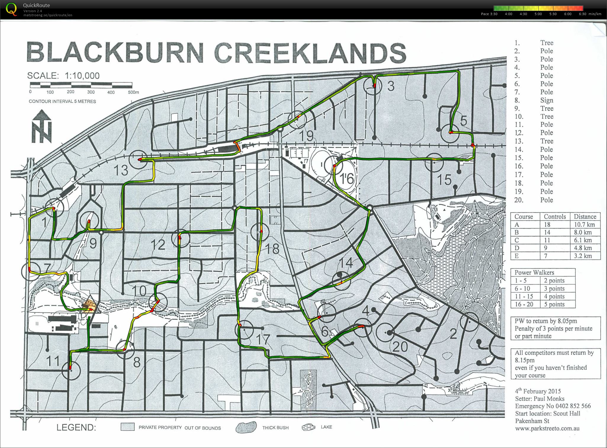 2014/15 Eastern Summer Series Event #16 (04/02/2015)