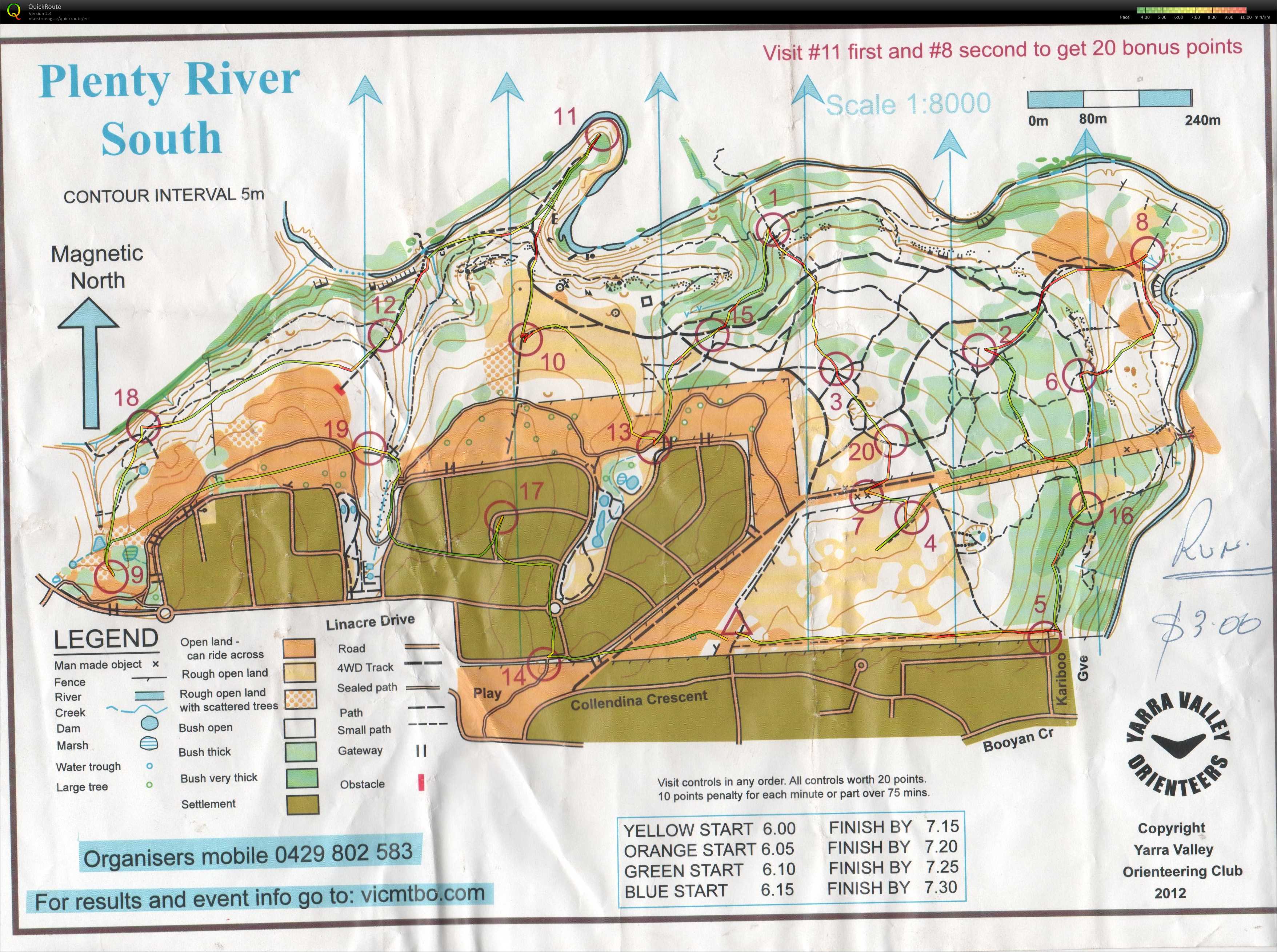 Running on an MTBO event (08.02.2015)