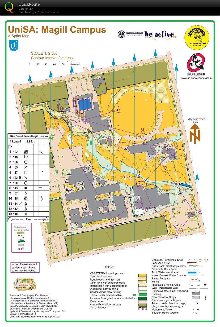 SNAP Sprint Series 2015 #2 - Magill Campus Pt1 (13/02/2015)