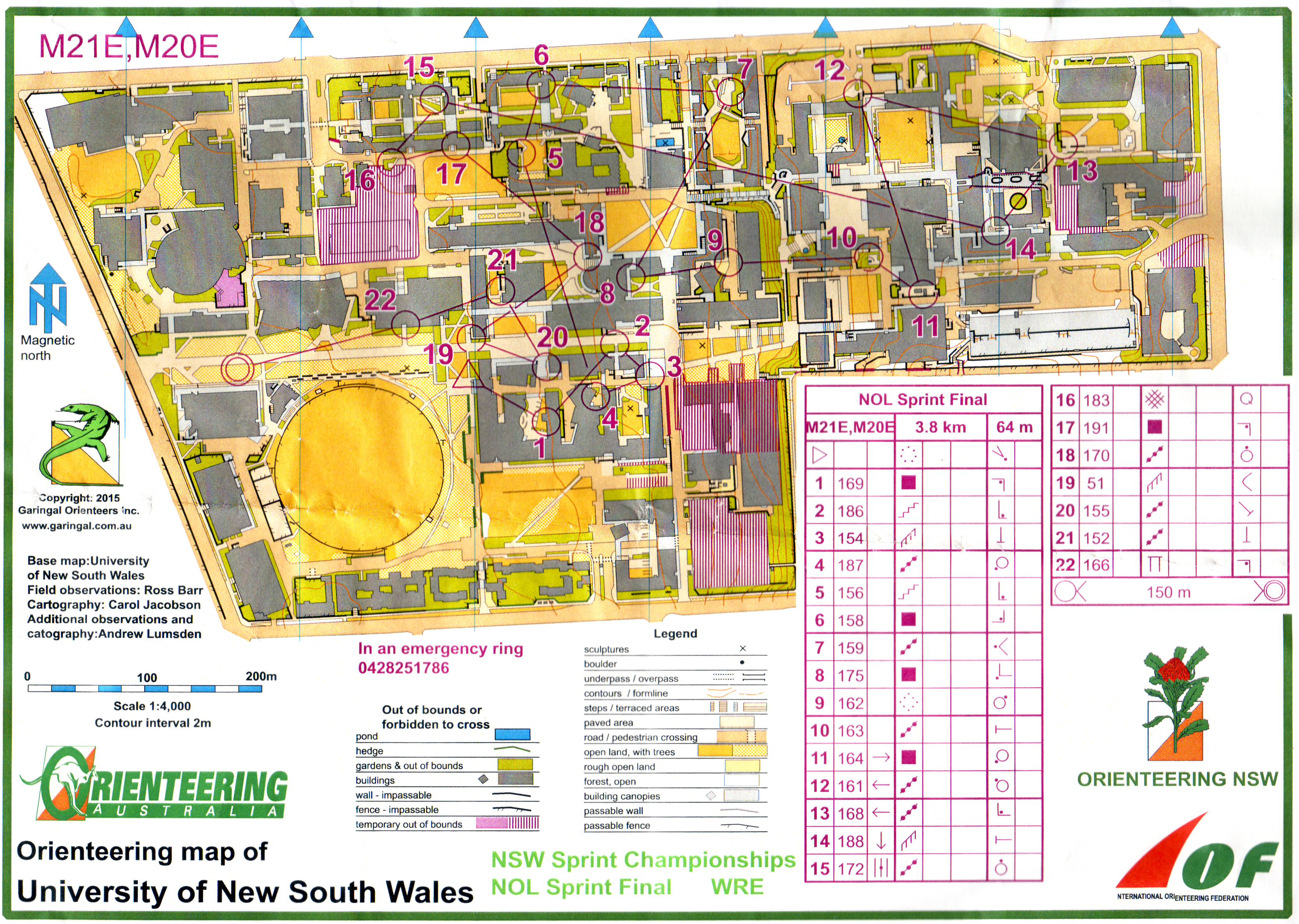 Sydney NOL Sprint Final (11/03/2015)