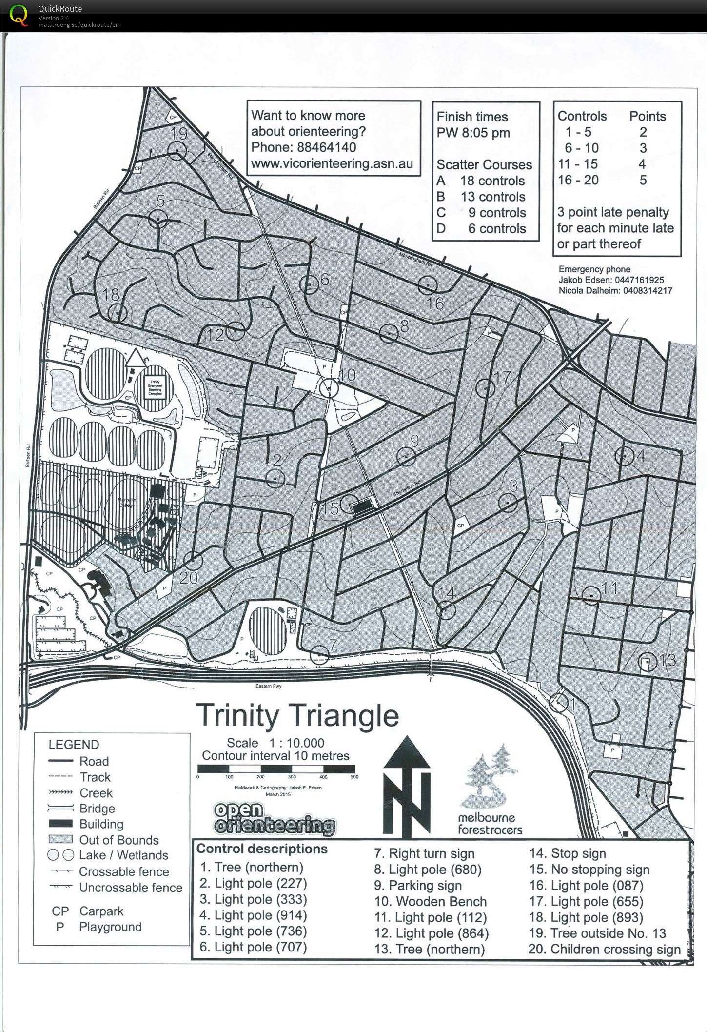 2014/15 Eastern Summer Series Event No. 21 (11.03.2015)