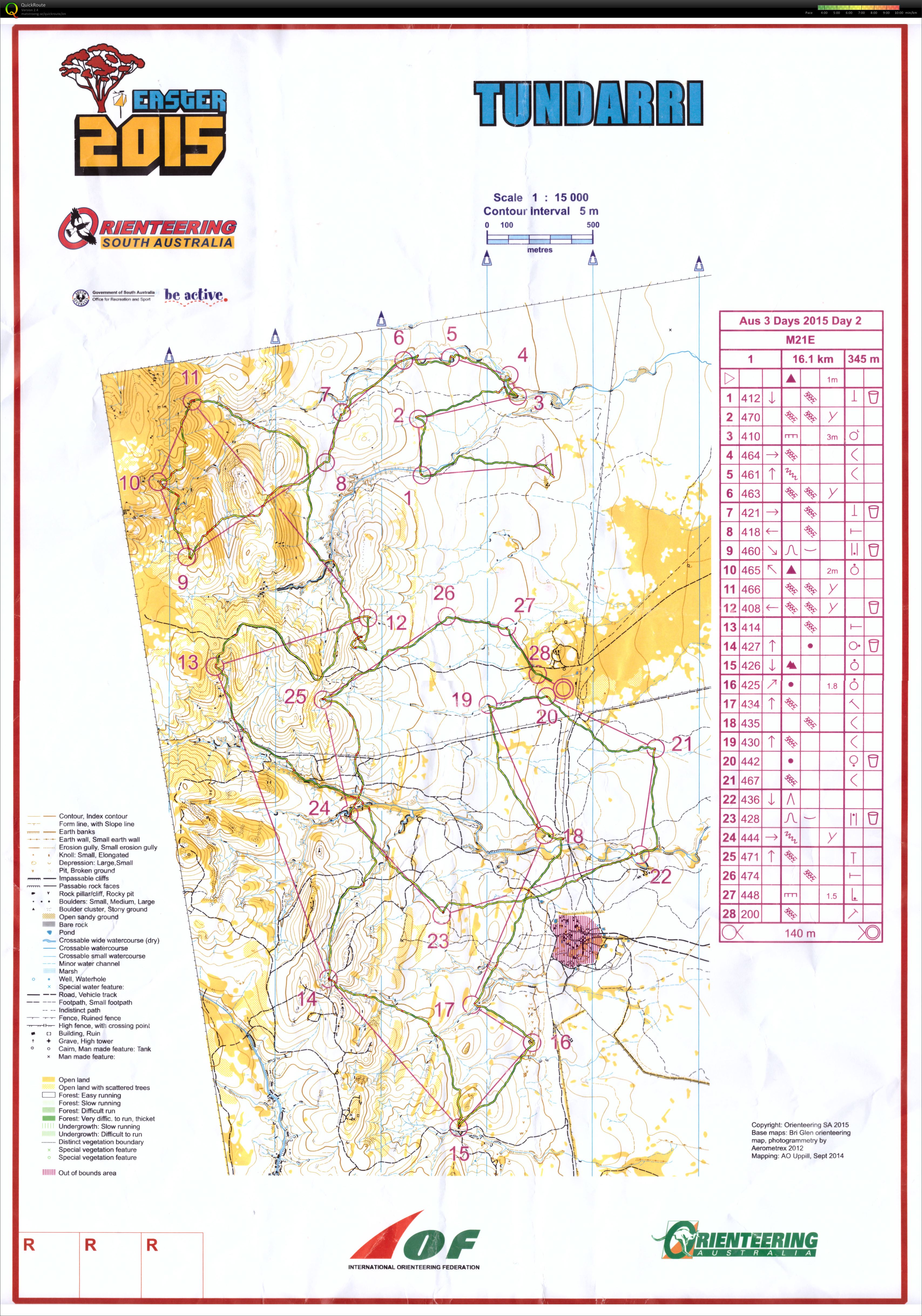 Easter 3-Day Long Distance (05-04-2015)