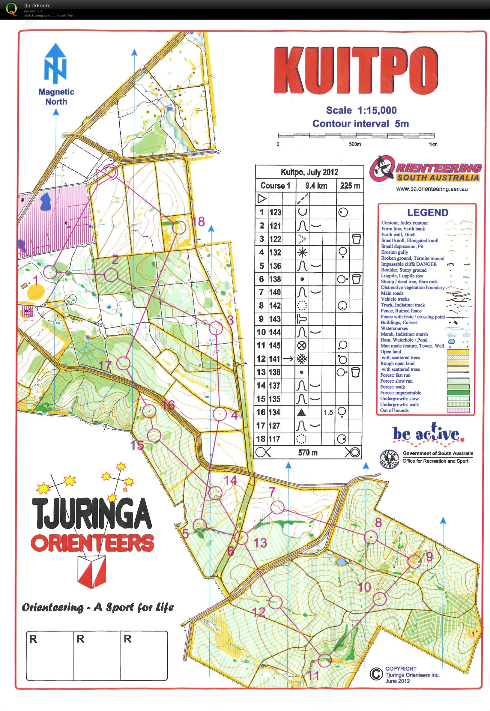 Orienteering SA - Kuitpo (01-07-2012)