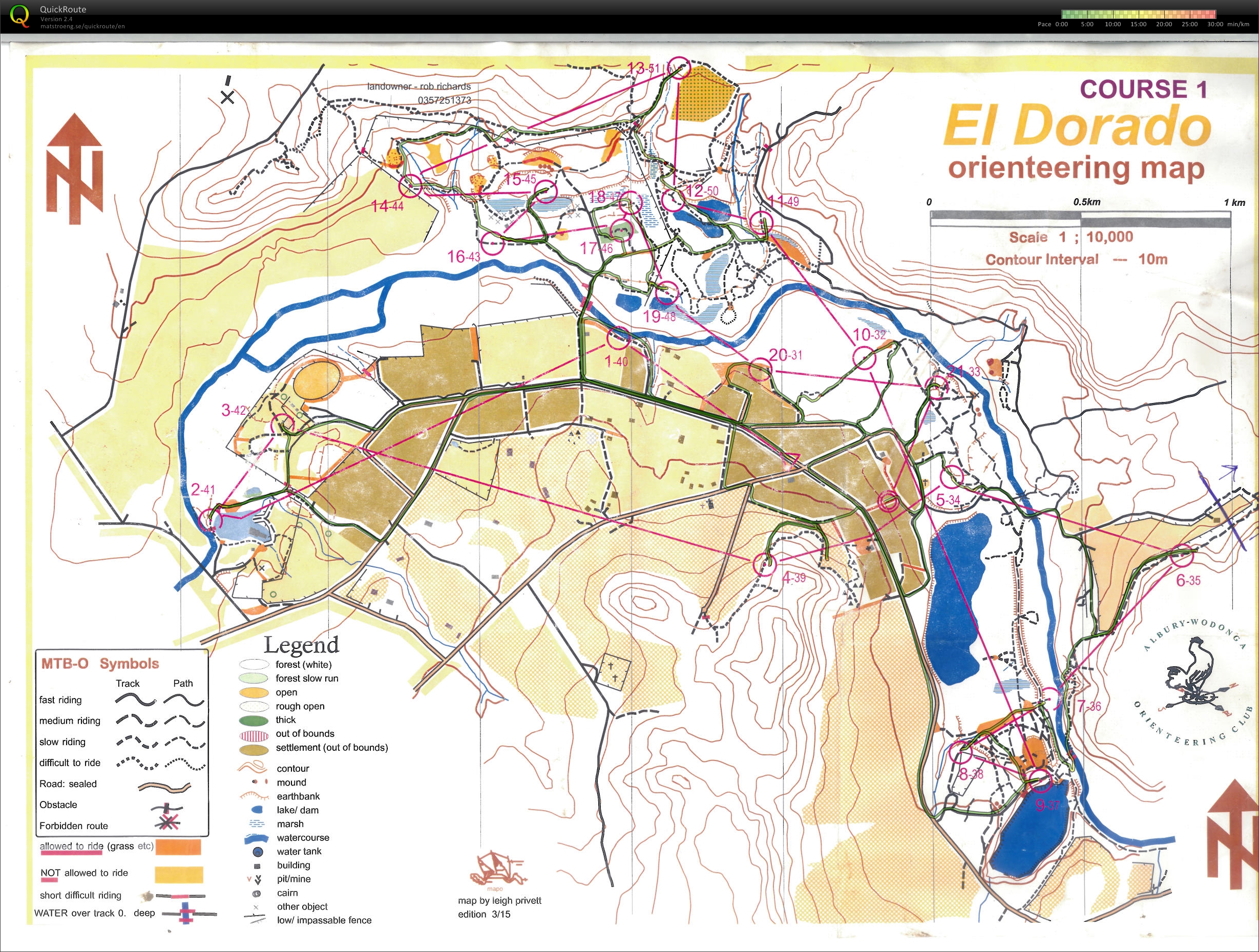 Vic State MTBO Series 1 (18-04-2015)