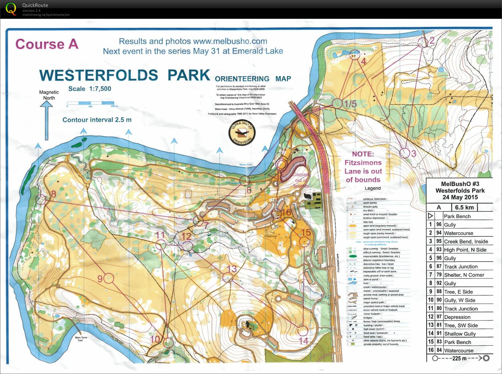 Melb BushO (24/05/2015)