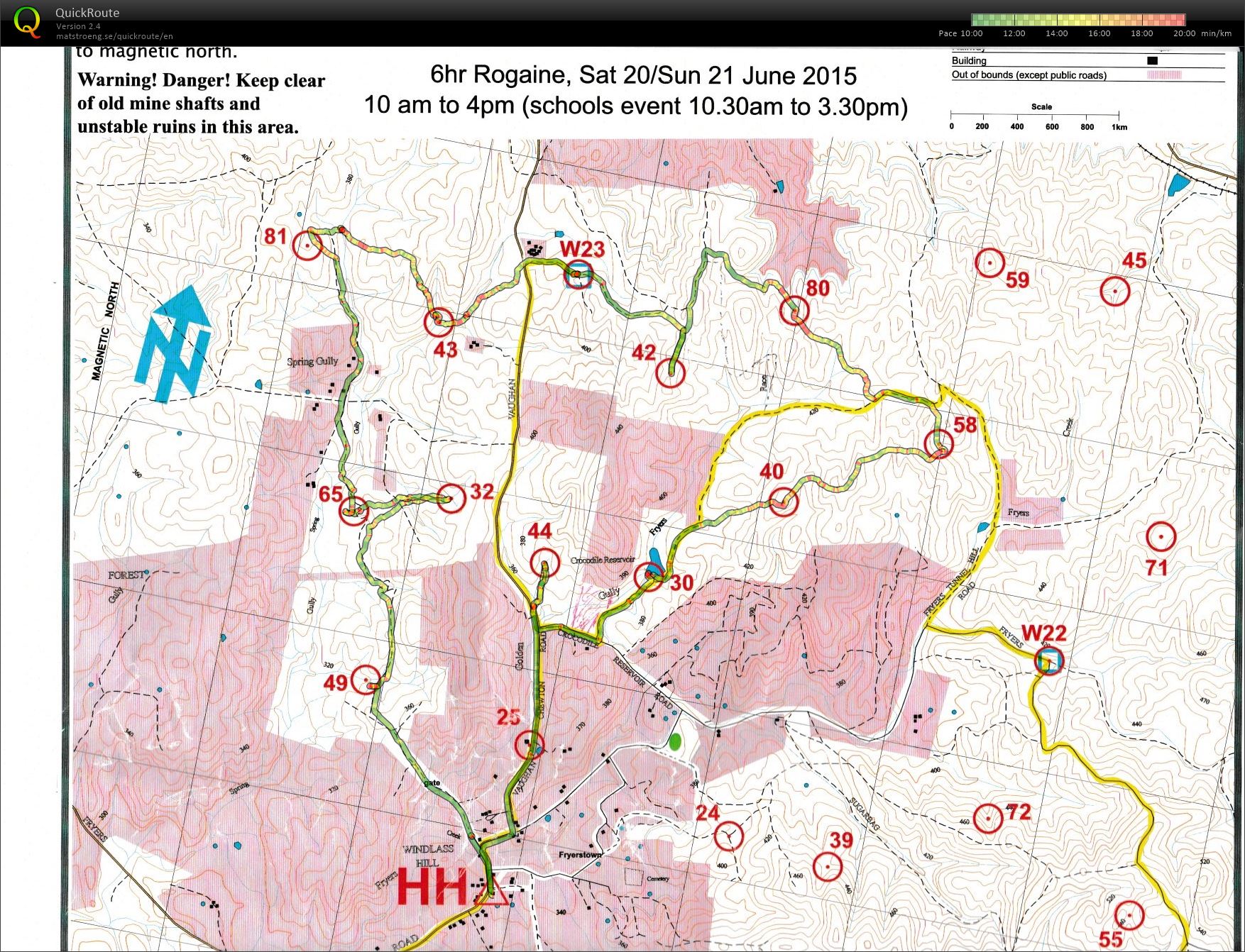 2015 Schools Rogaine (21-06-2015)