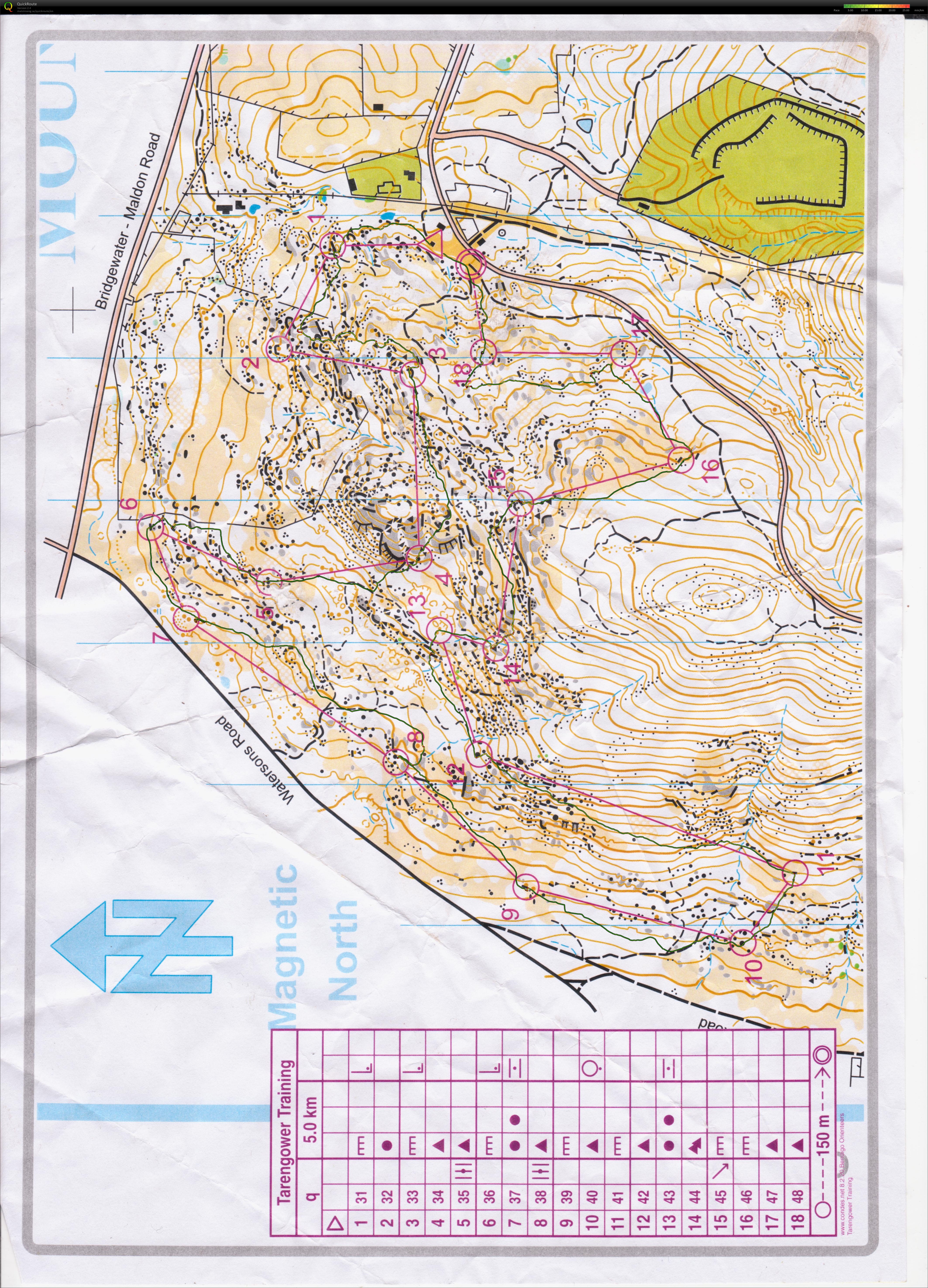 Night-O: Mt Tarrangower (30-07-2012)