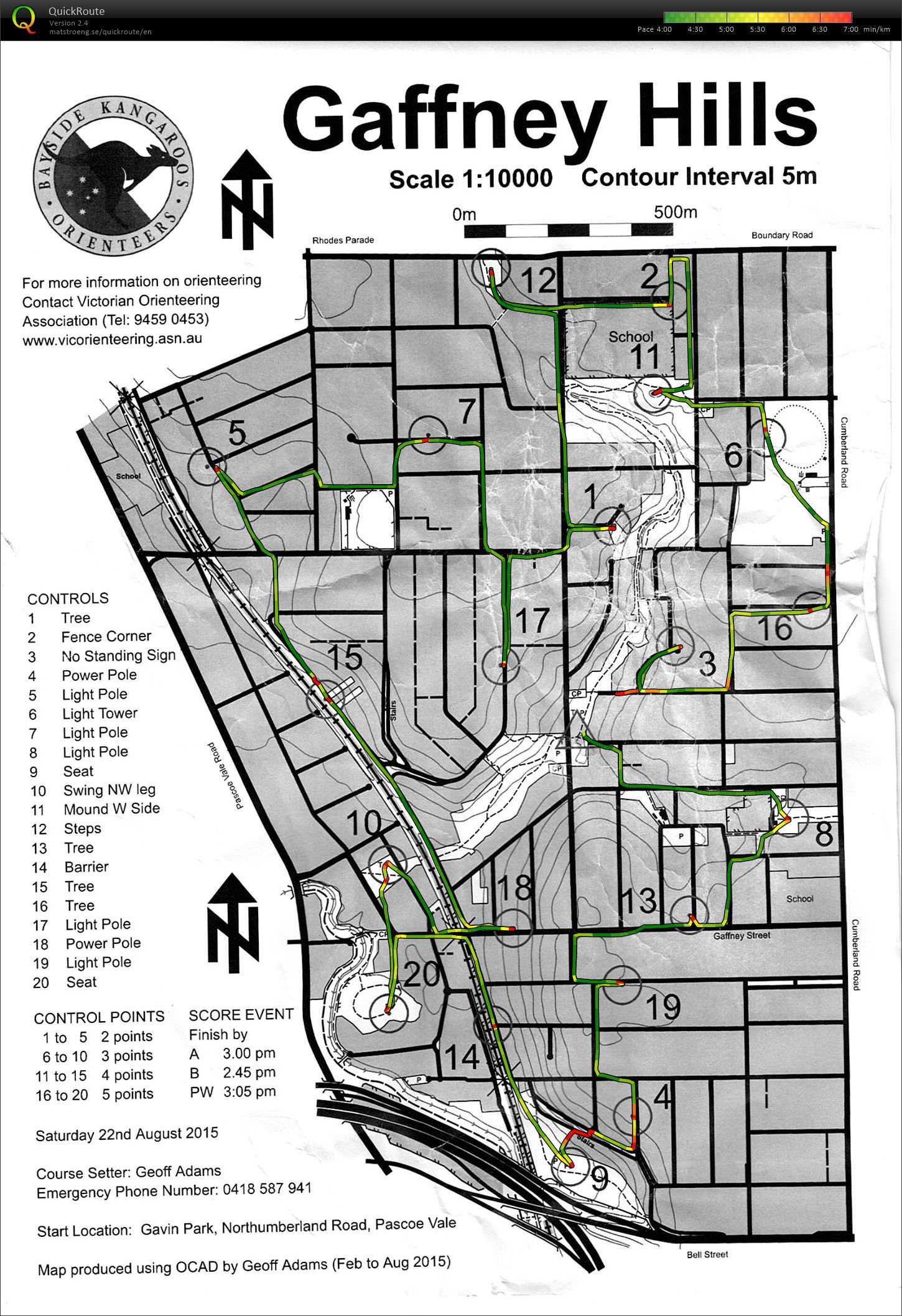 Park & Street Saturday Series (22.08.2015)