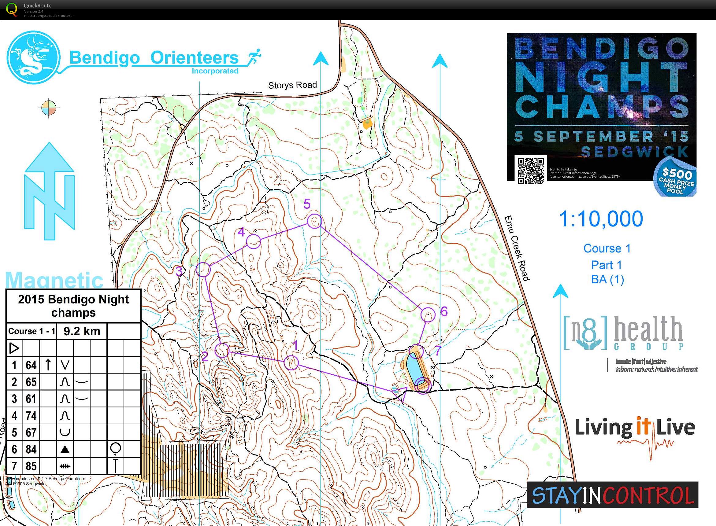 Bendigo Night Champs - Map 1 (2015-09-05)