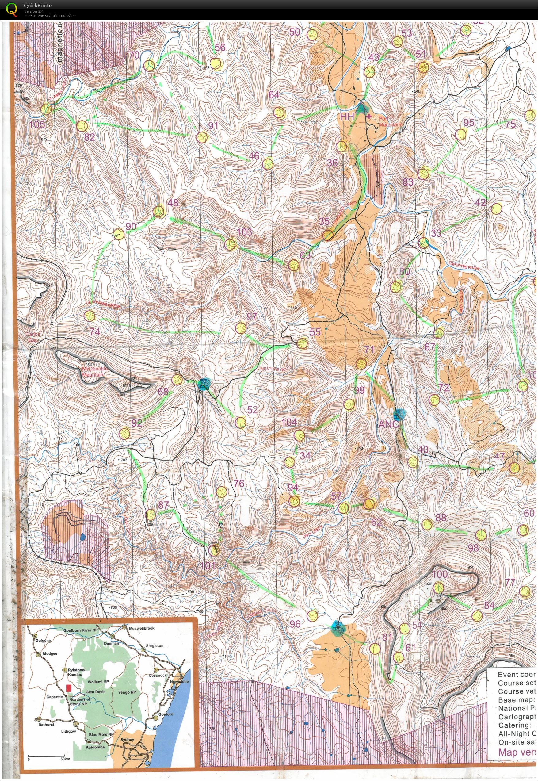Aust Rogaining Champs (10-10-2015)