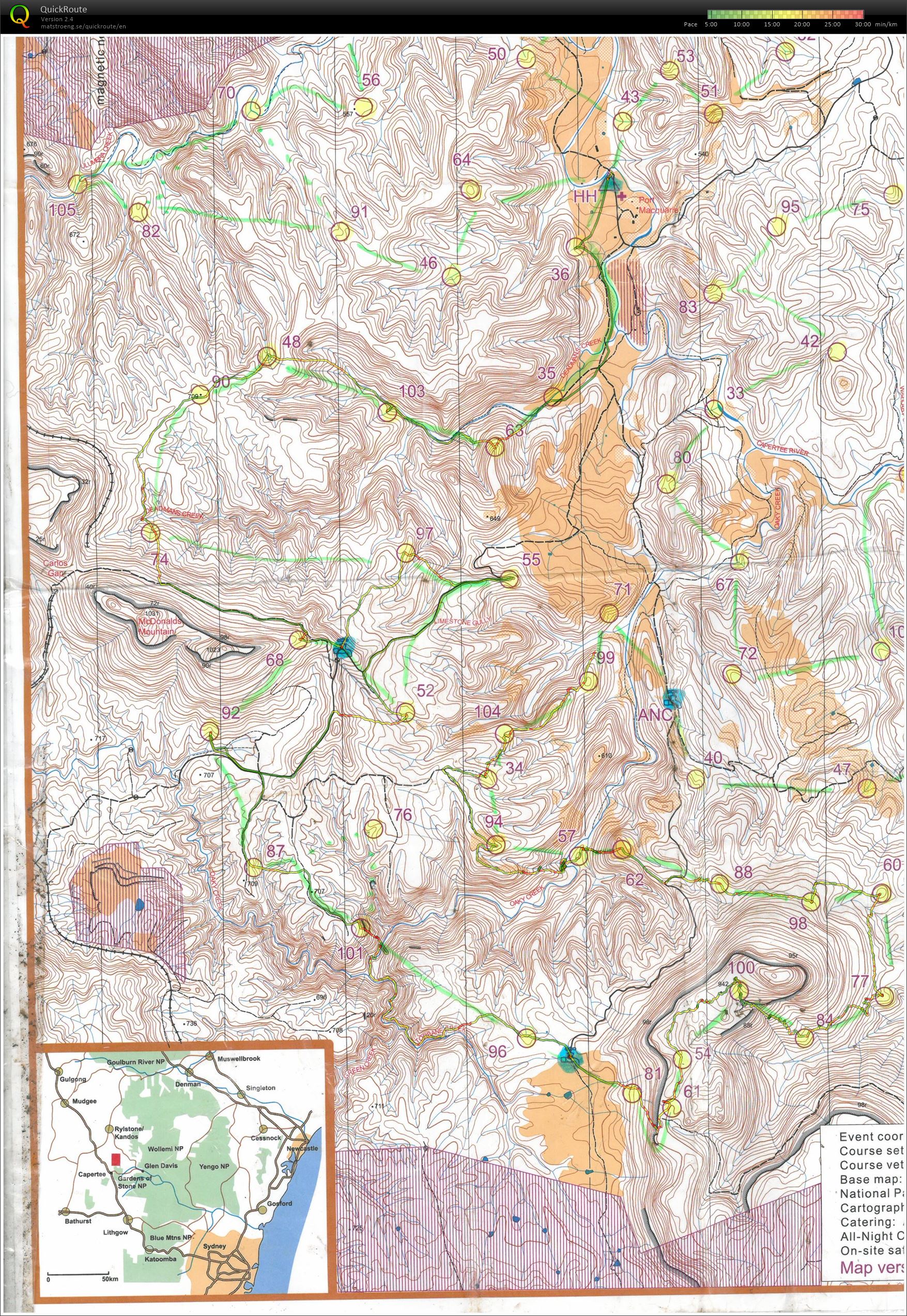 Aust Rogaining Champs (10-10-2015)