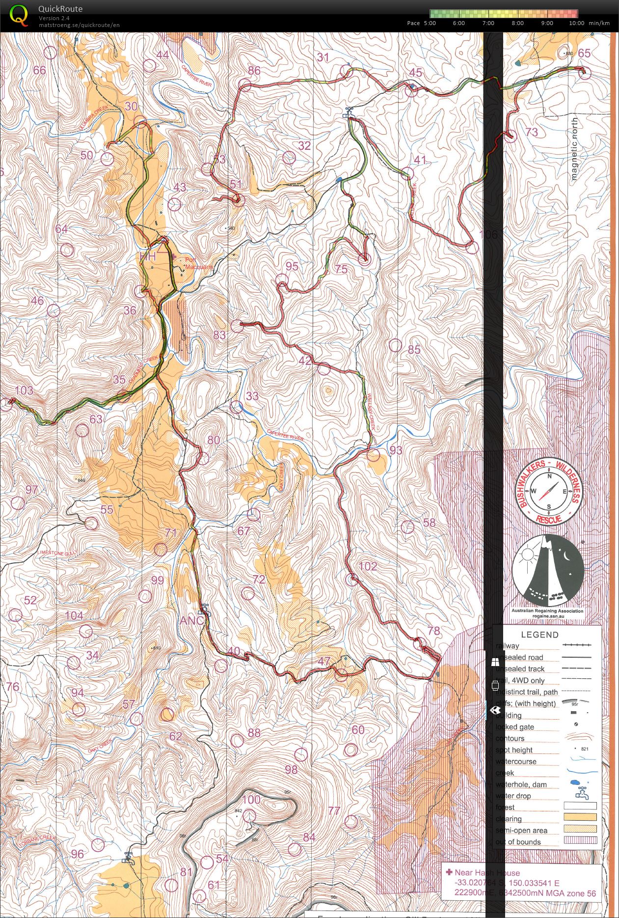 Aus rogaine (10/10/2015)