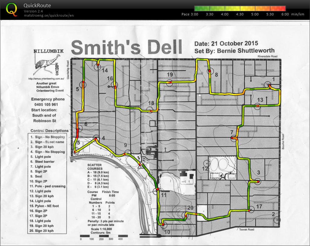Park & Street Eastern Summer Series Event 1 (21.10.2015)