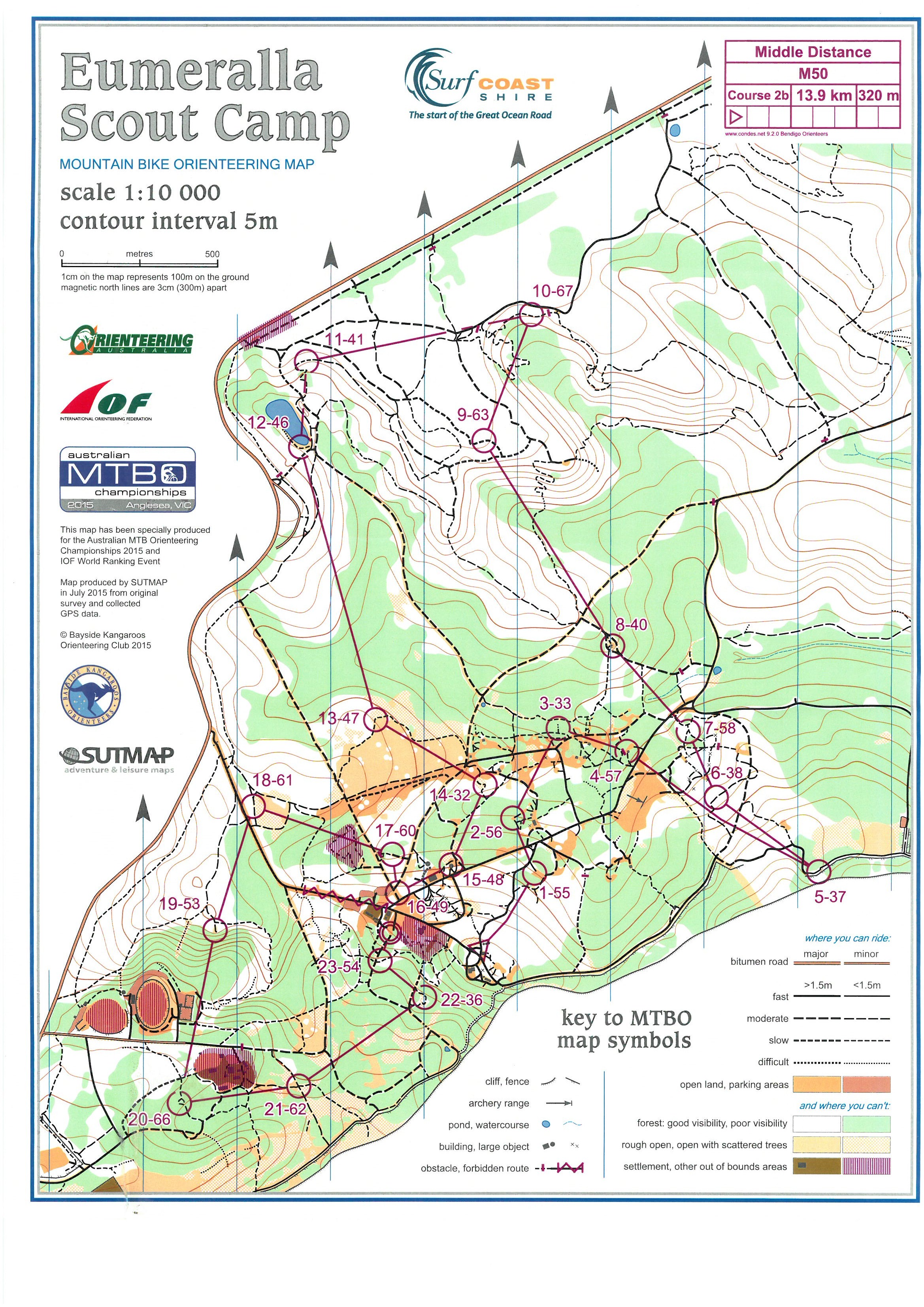 Aus MTBO Middle Champs  (07-11-2015)