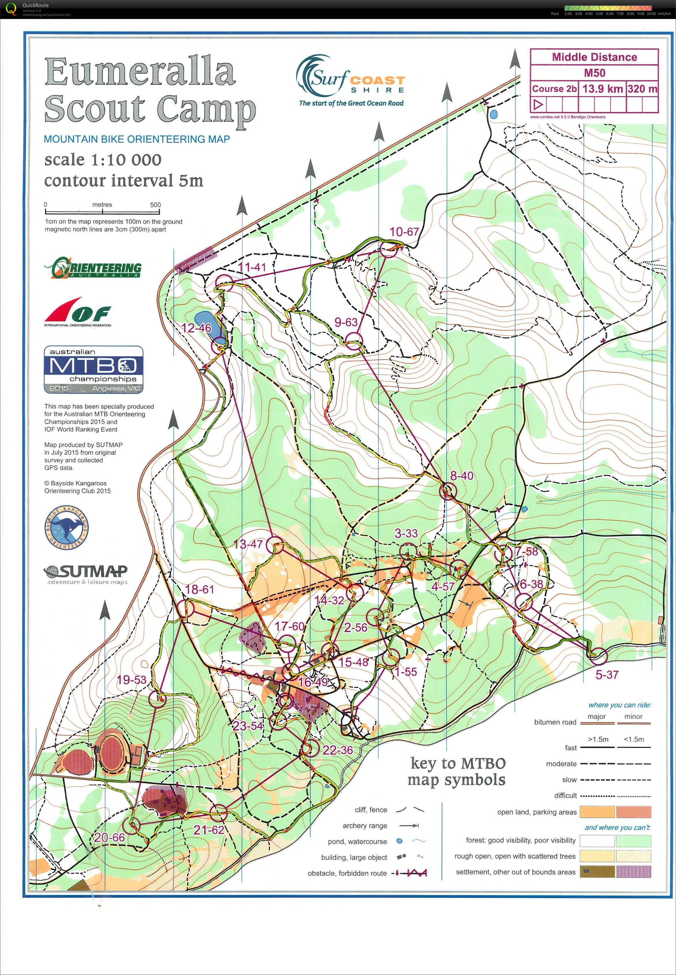 Aus MTBO Middle Champs  (07-11-2015)