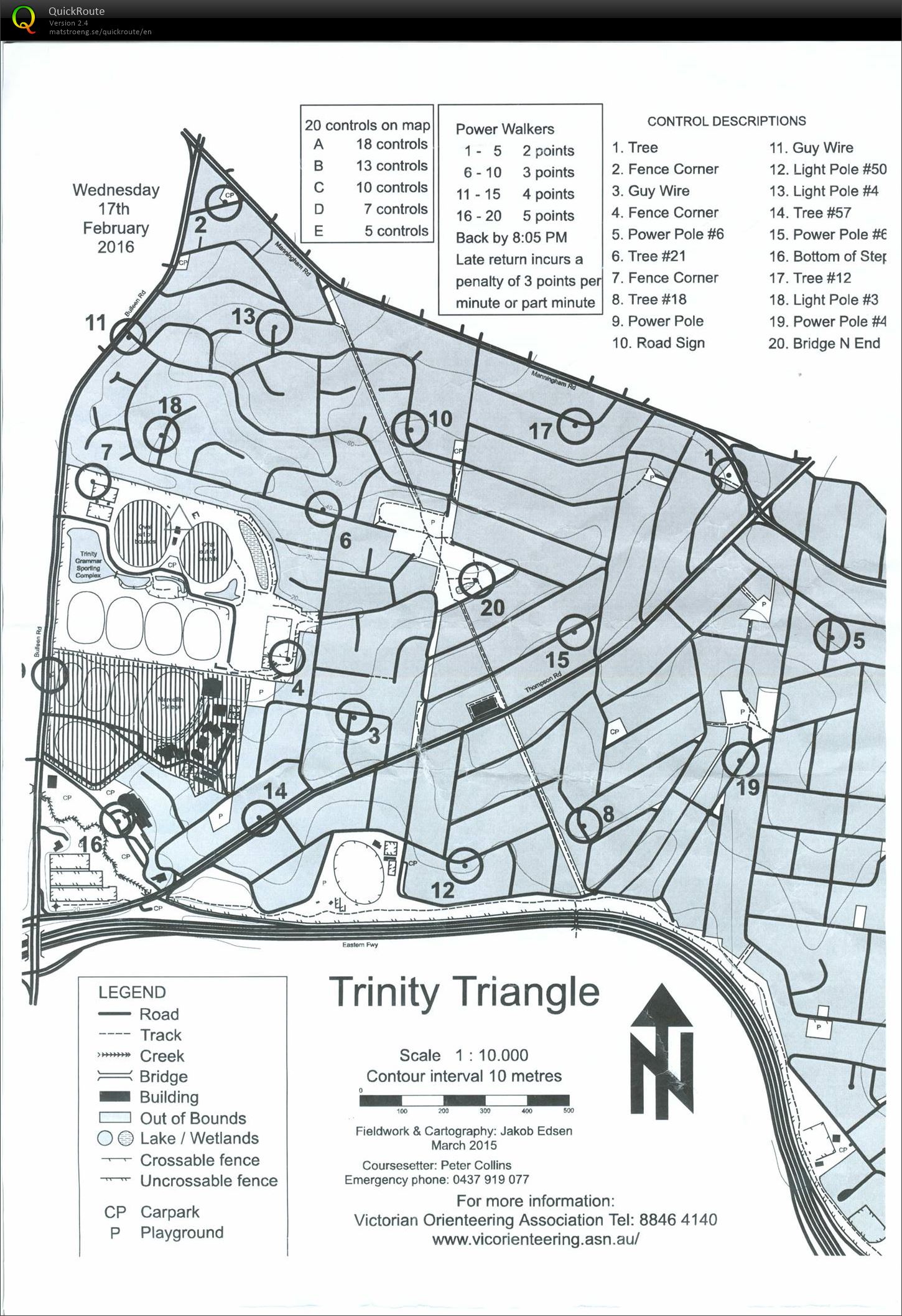 2015/16 Eastern Summer Series Event 18 (17/02/2016)