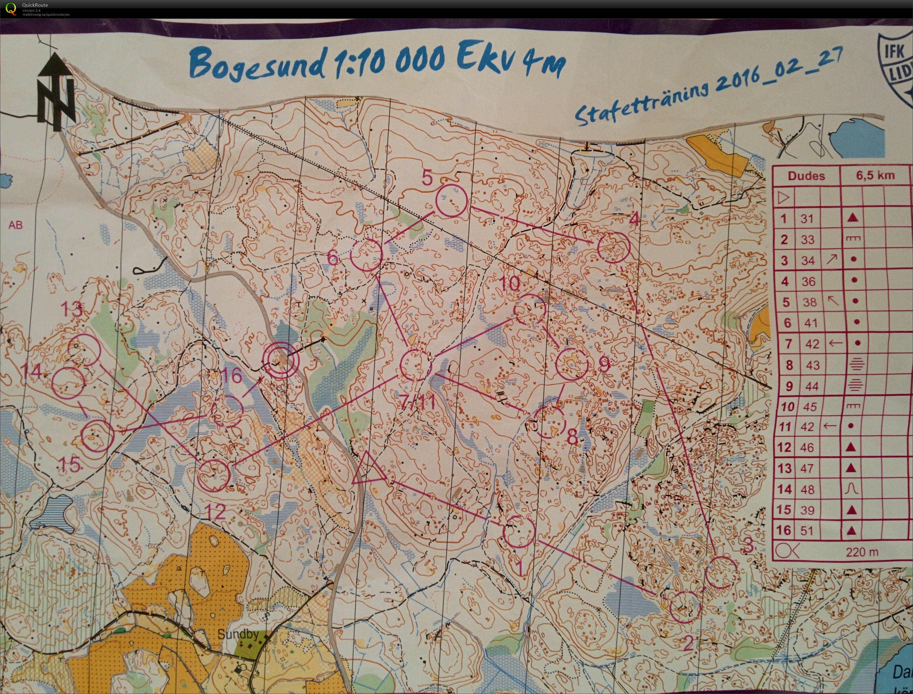 Lidingo training #1 (27.02.2016)