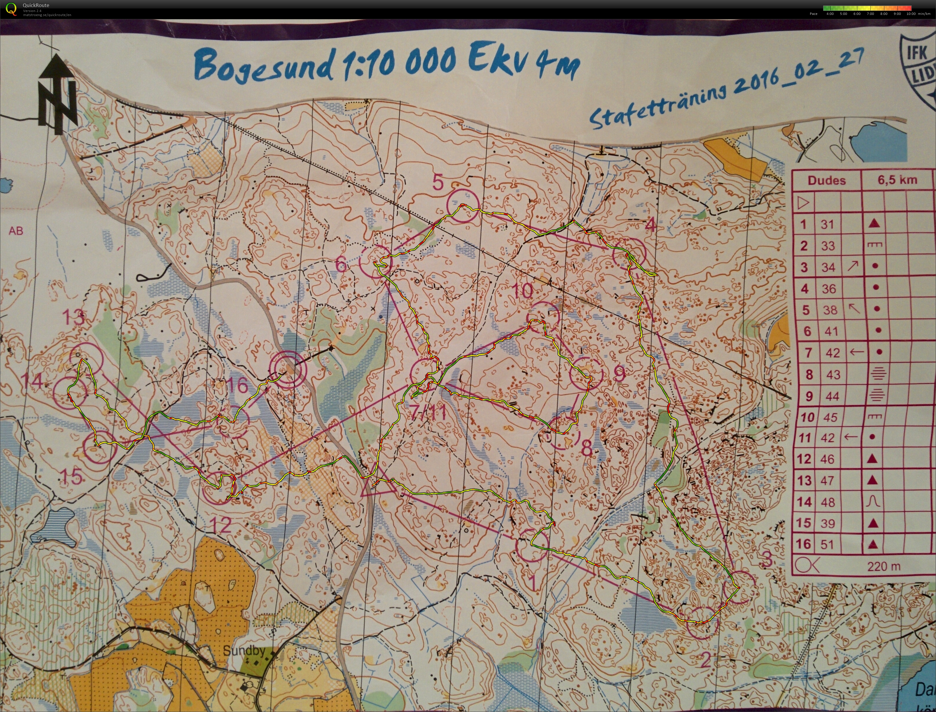 Lidingo training #1 (27.02.2016)