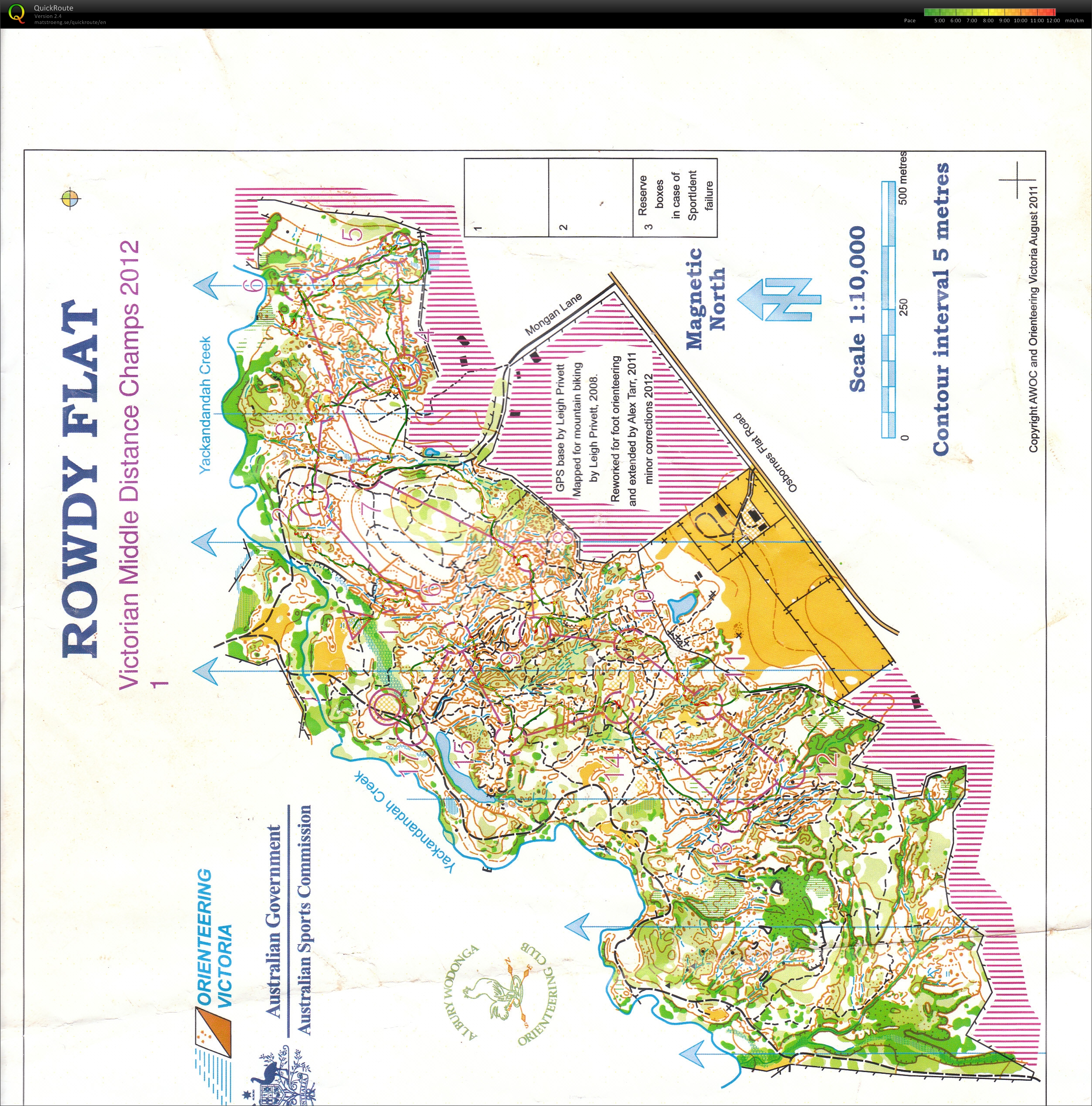 Victorian Middle Distance Championships 2012 (15/09/2012)