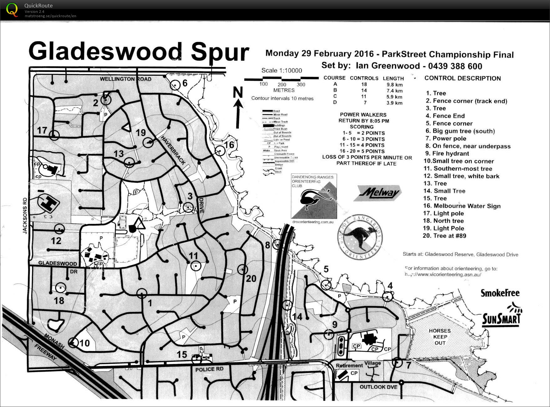 Melb StreetO Champs 2016 (2016-02-29)