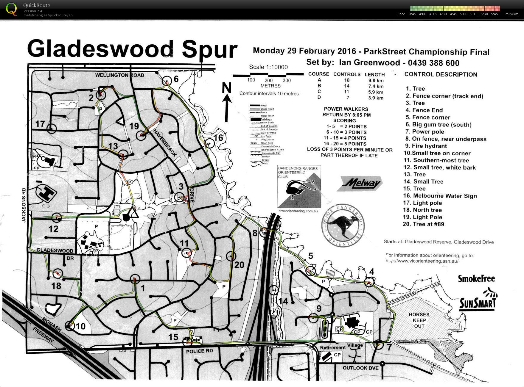 Melb StreetO Champs 2016 (2016-02-29)
