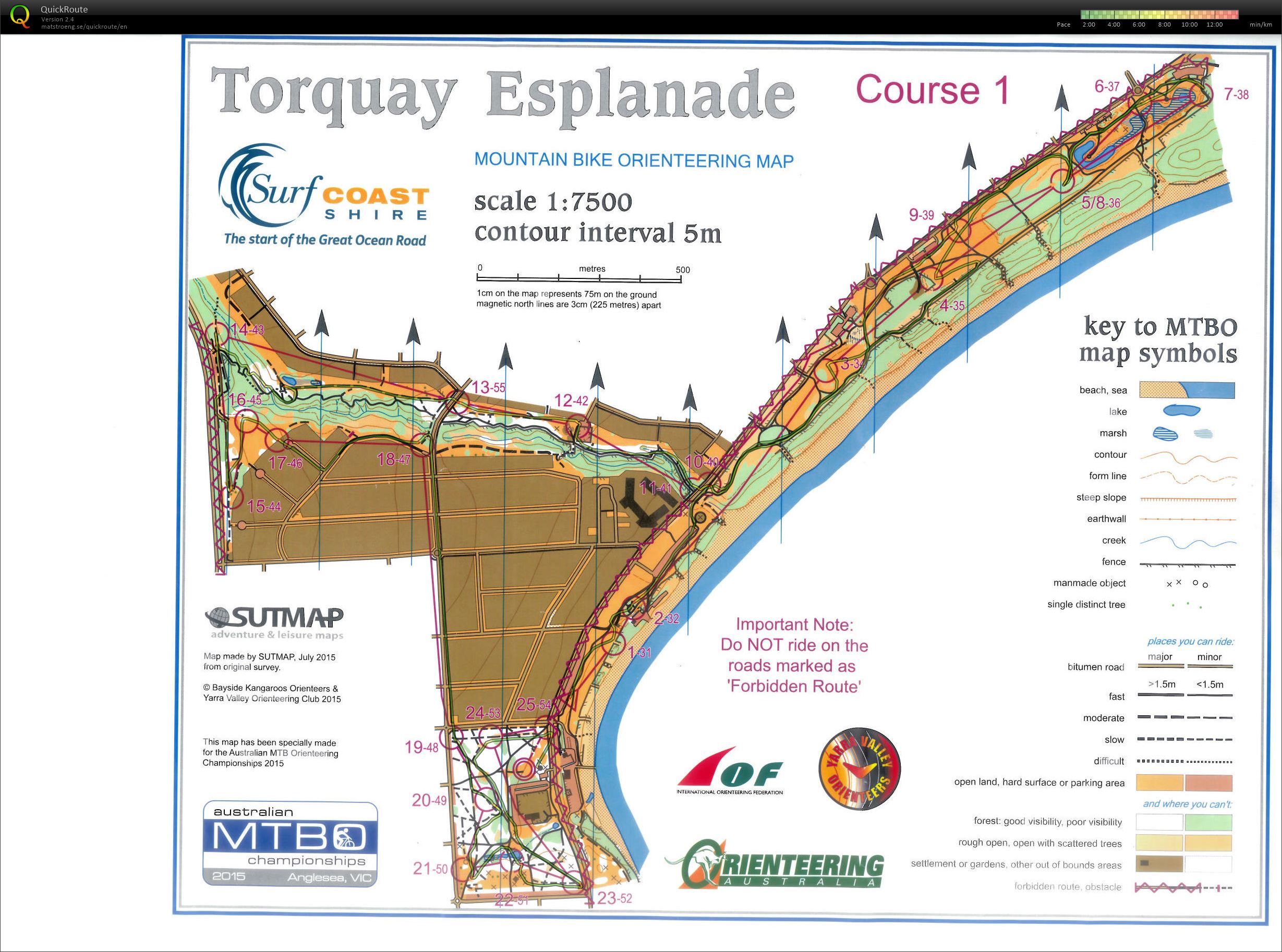 2015 AUS MTBO Sprint Champs (2015-11-07)