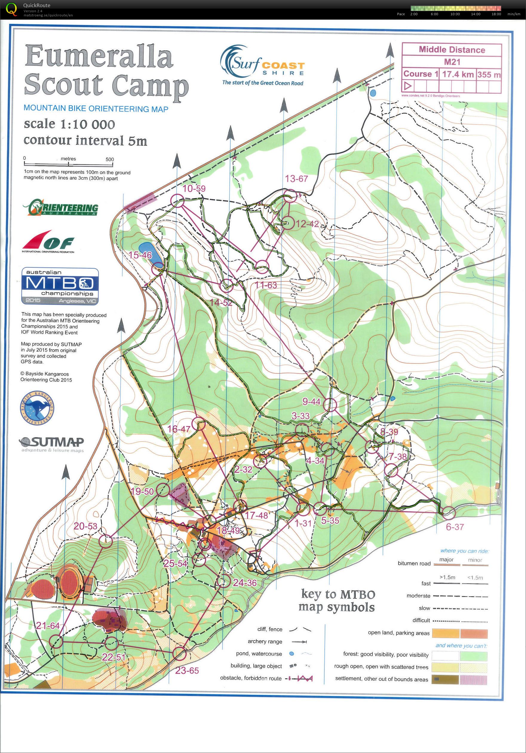 2015 AUS MTBO Middle Champs (07/11/2015)