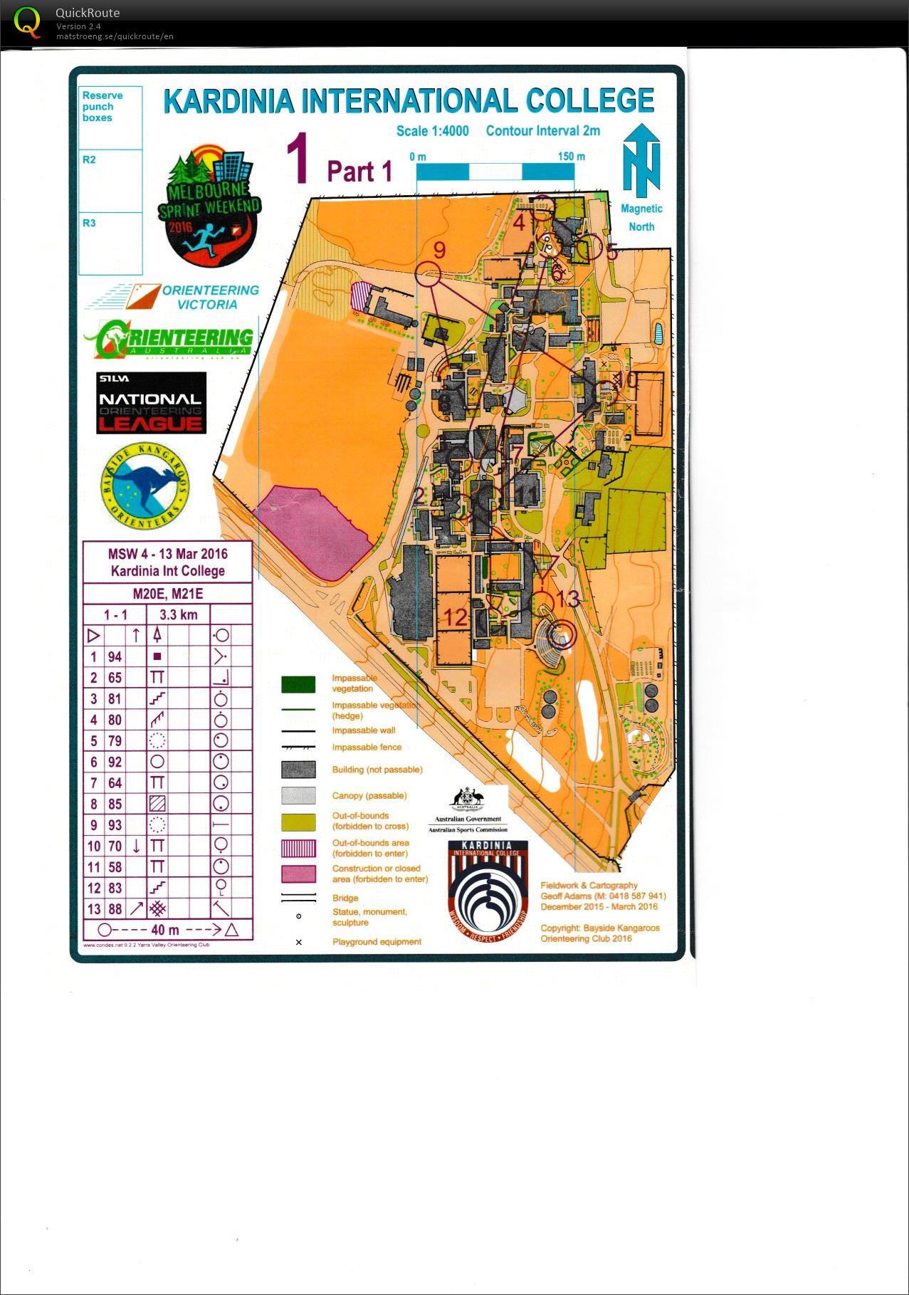 2016 Melbourne Sprint Weekend Race 4 part 1 of 2 (13/03/2016)