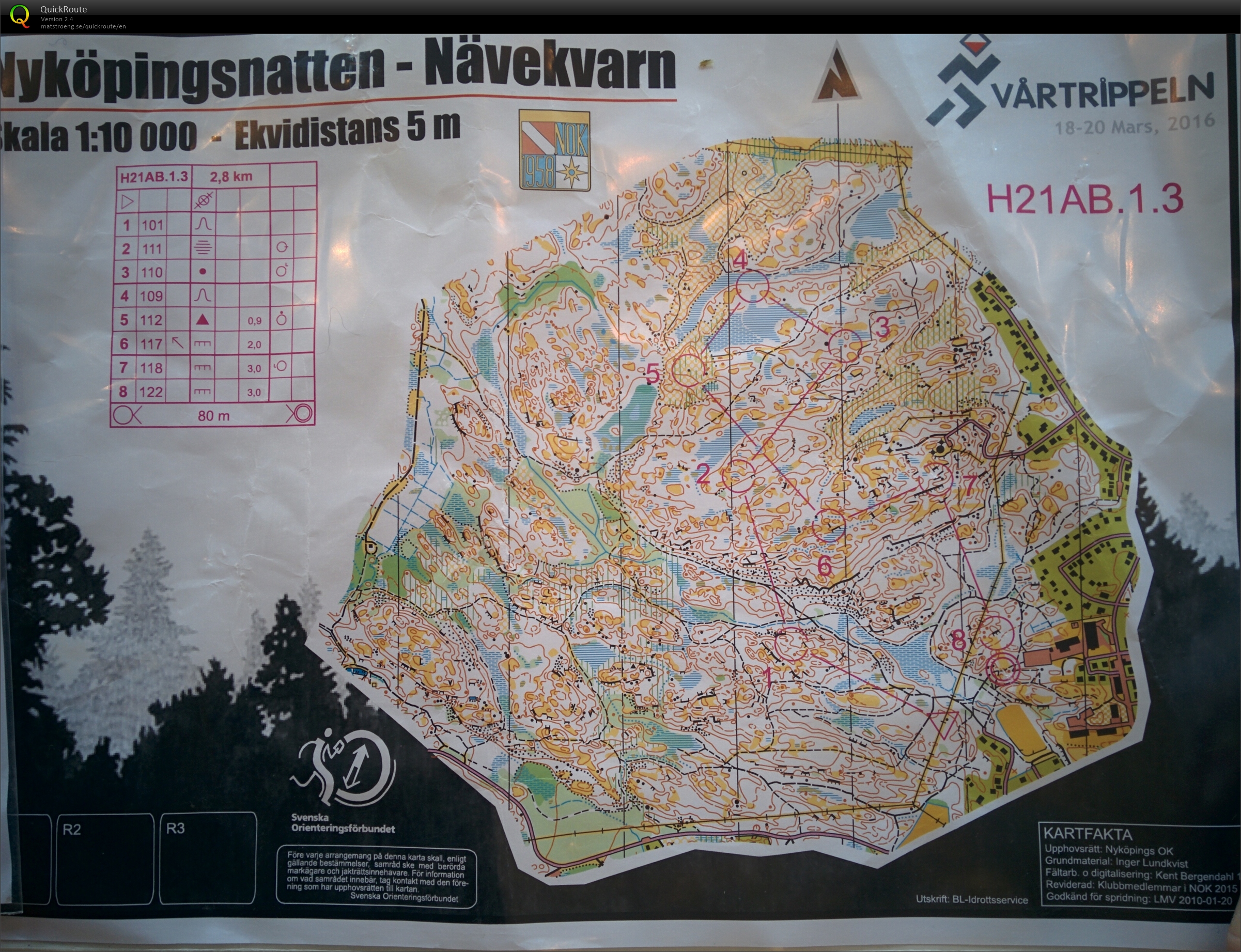 Nyköpingsnatten leg 1 (19.03.2016)