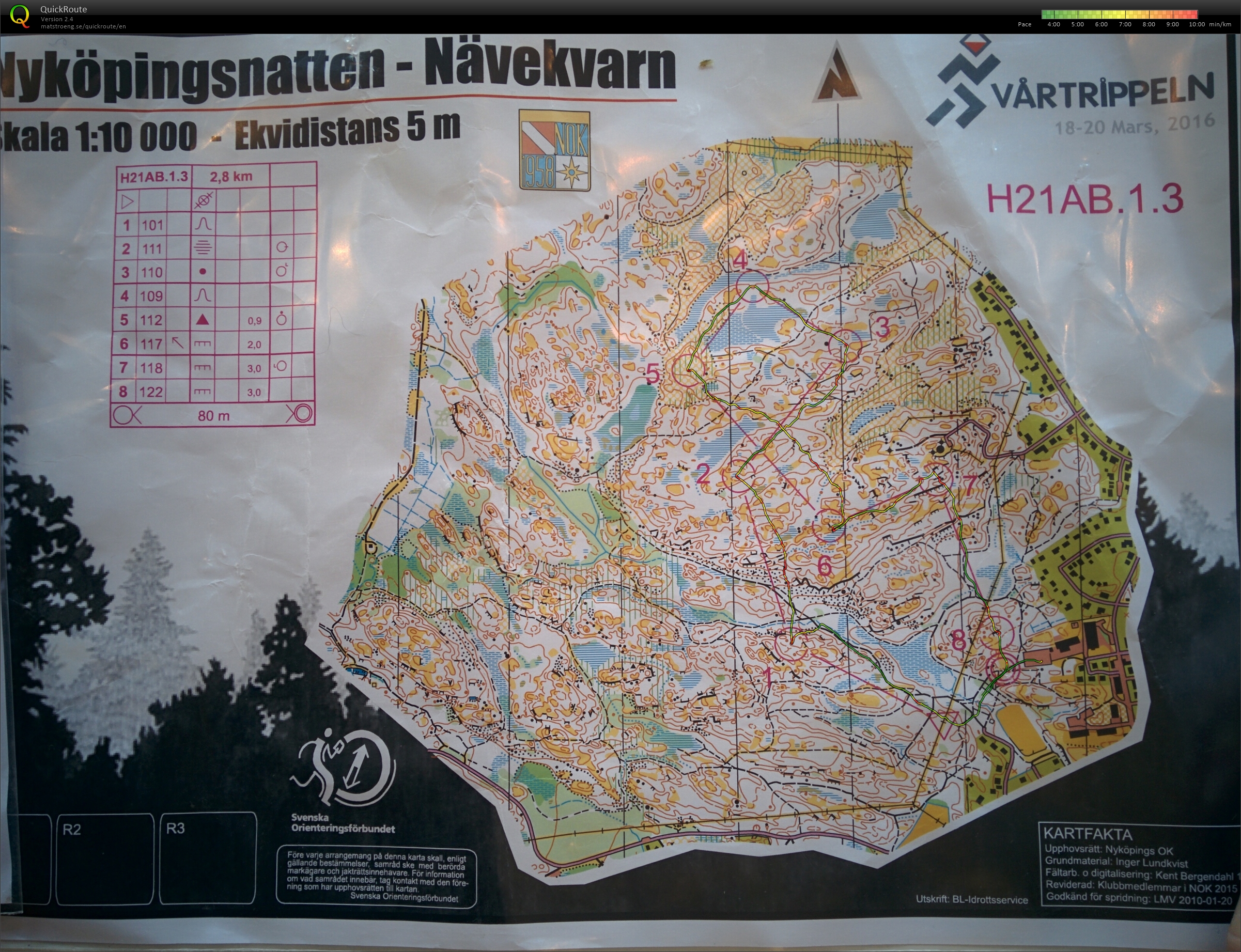 Nyköpingsnatten leg 1 (19.03.2016)