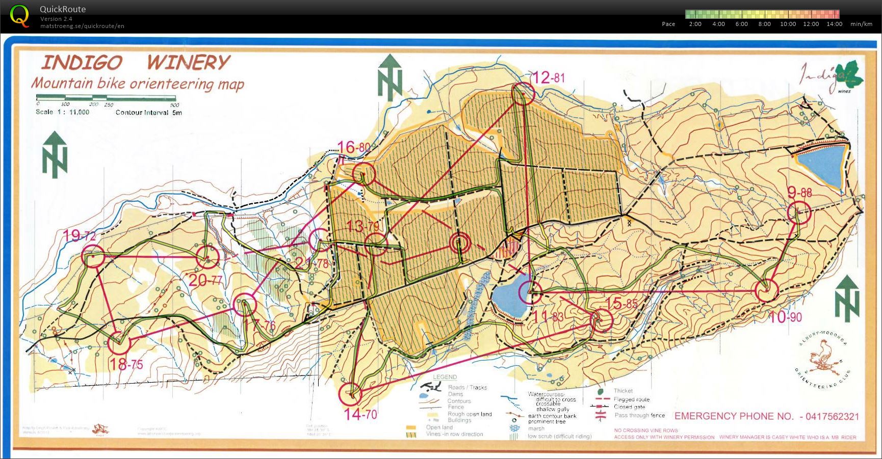 Vic MTBO Middle Champs map2 (16.04.2016)