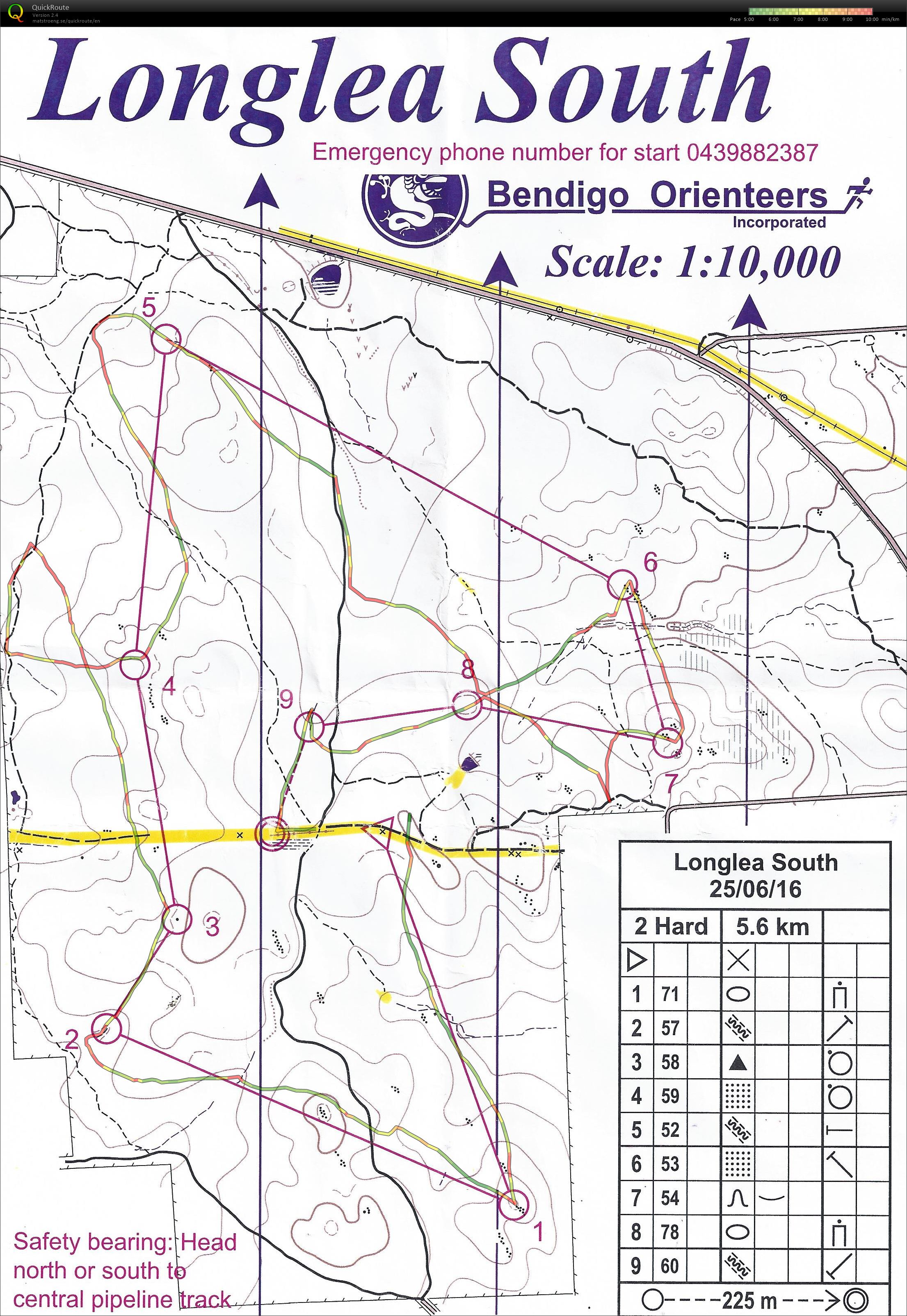 Bendigo Bush 12 Course 2 (25/06/2016)