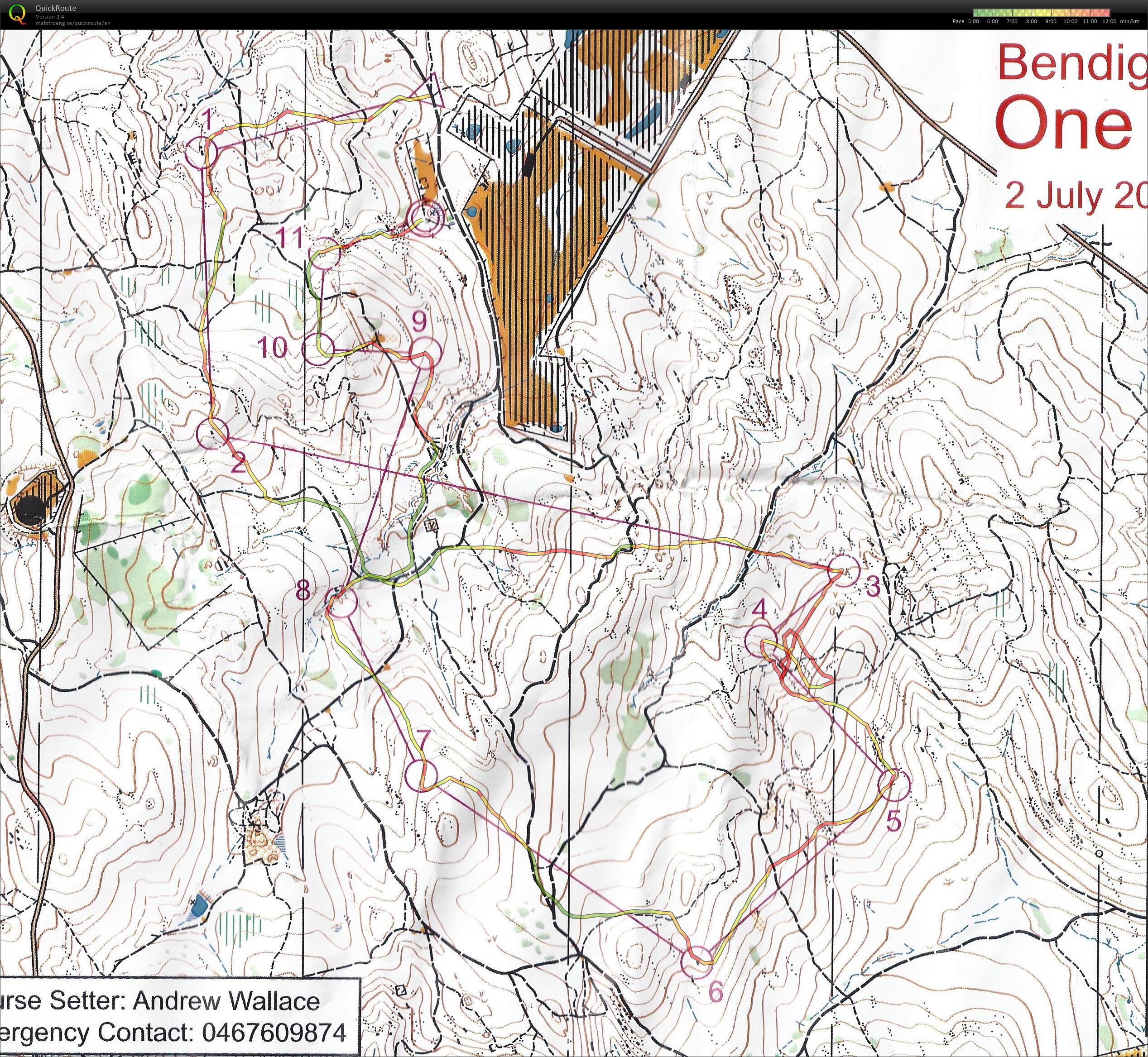 Bendigo Bush 13 Course 2 2016 (05-07-2016)