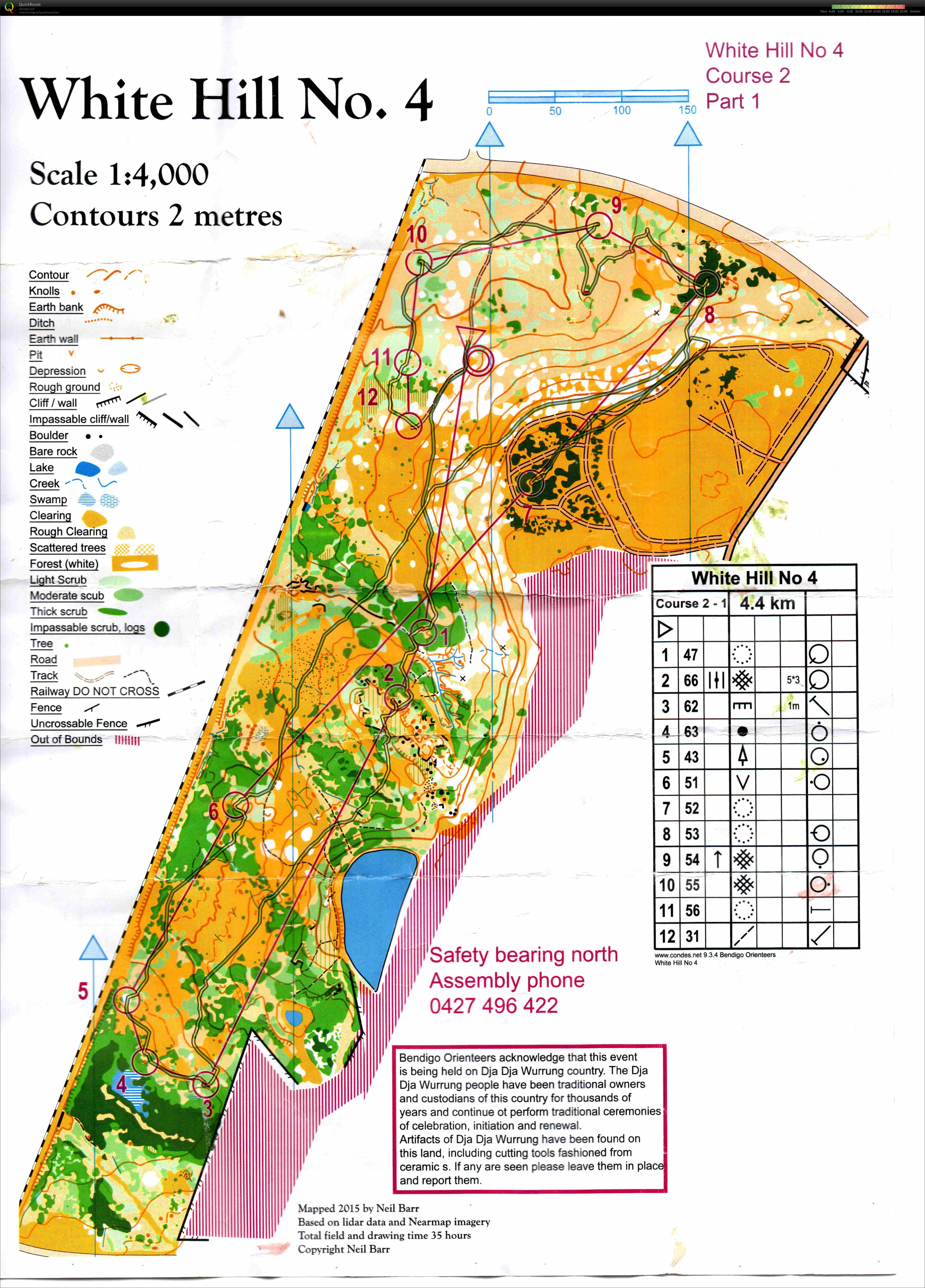 White Hill Course 2a (06.08.2016)