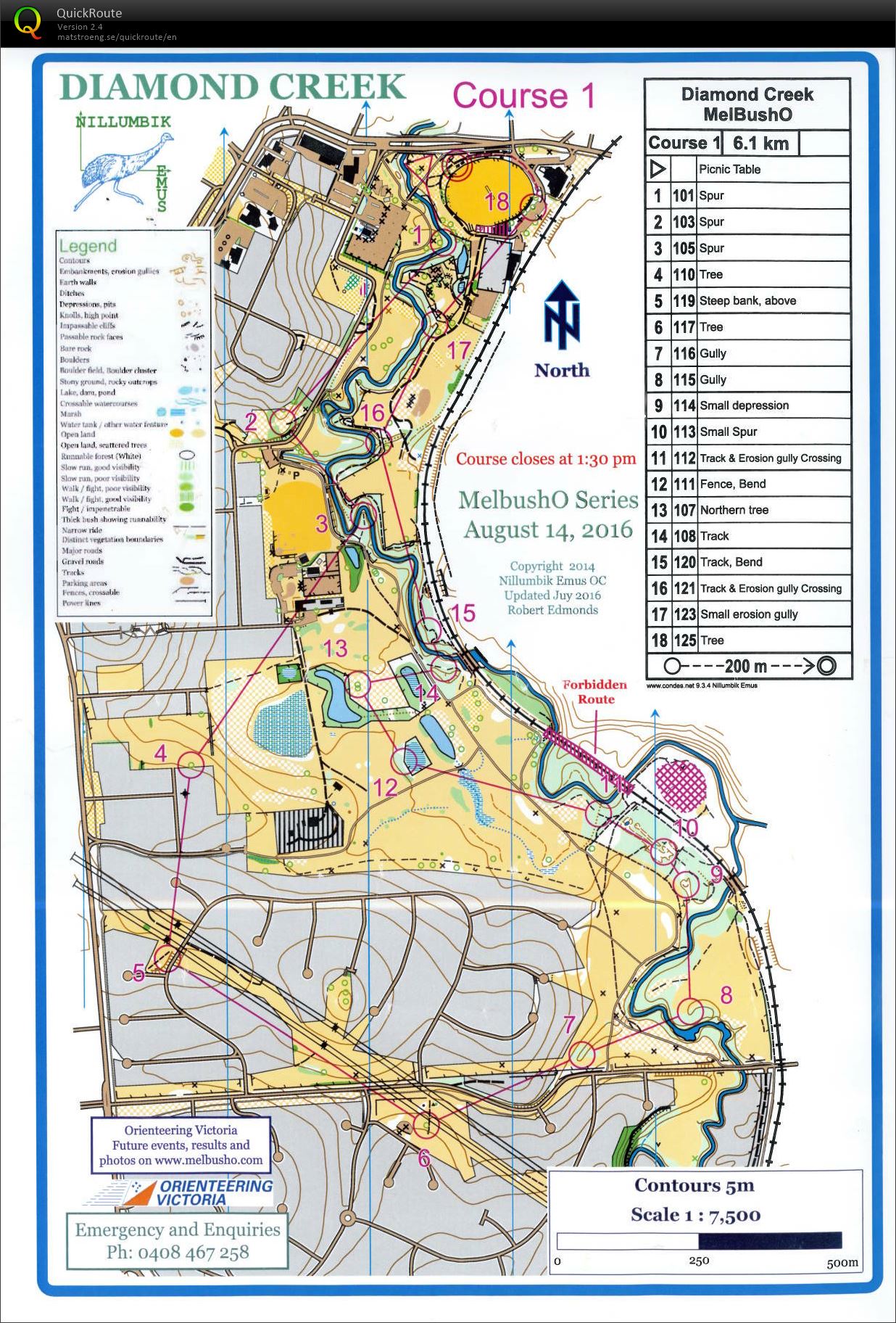MelBushO 9 2016 (14/08/2016)