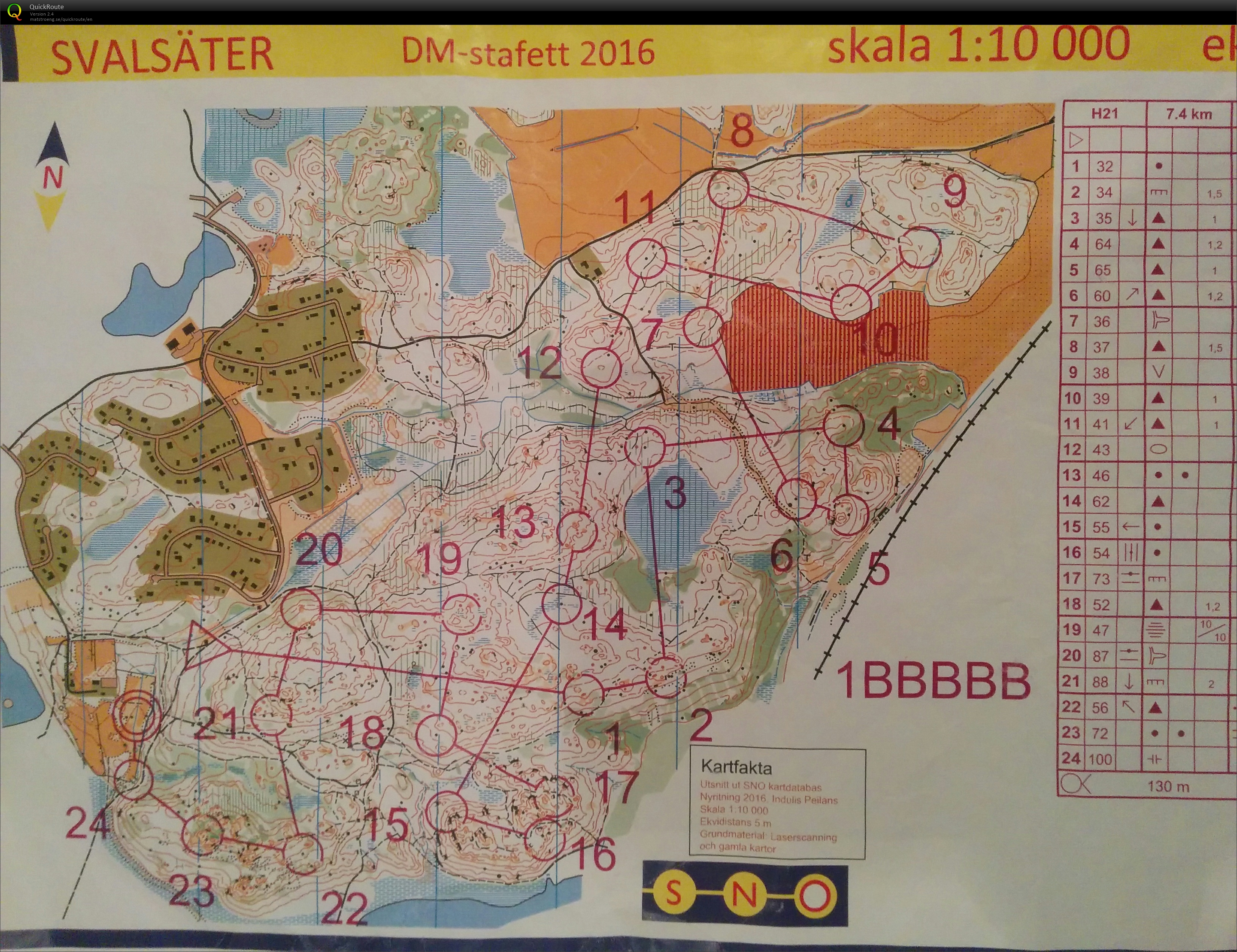 DM -Stafett  (11-09-2016)