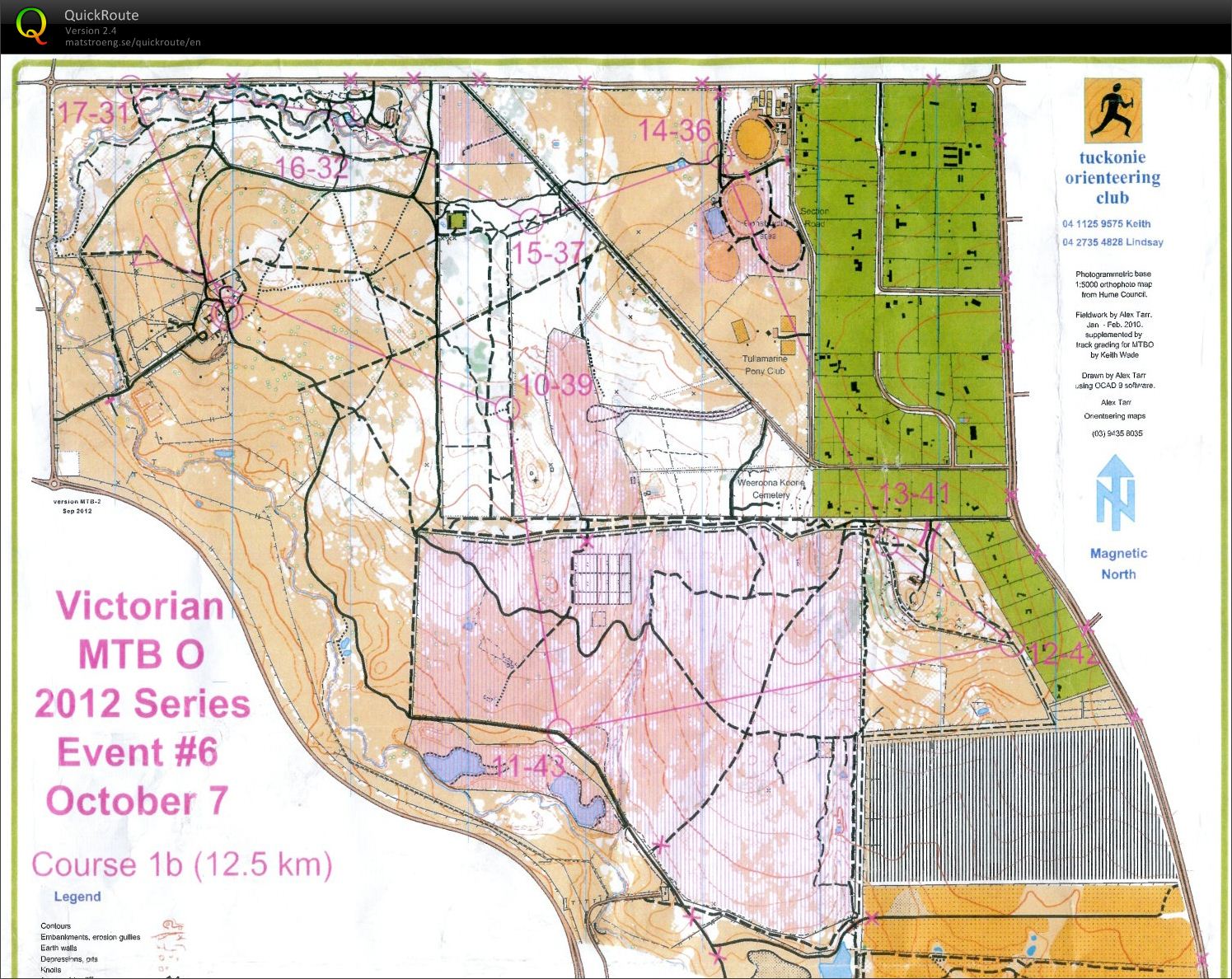 Victorian MTBO State Series (07/10/2012)
