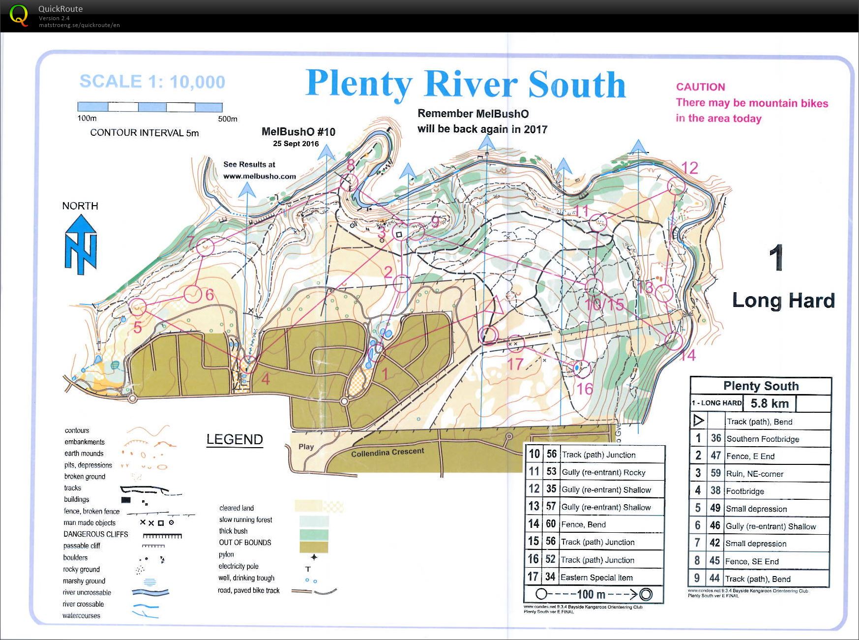 MelBushO 10 2016 (25/09/2016)